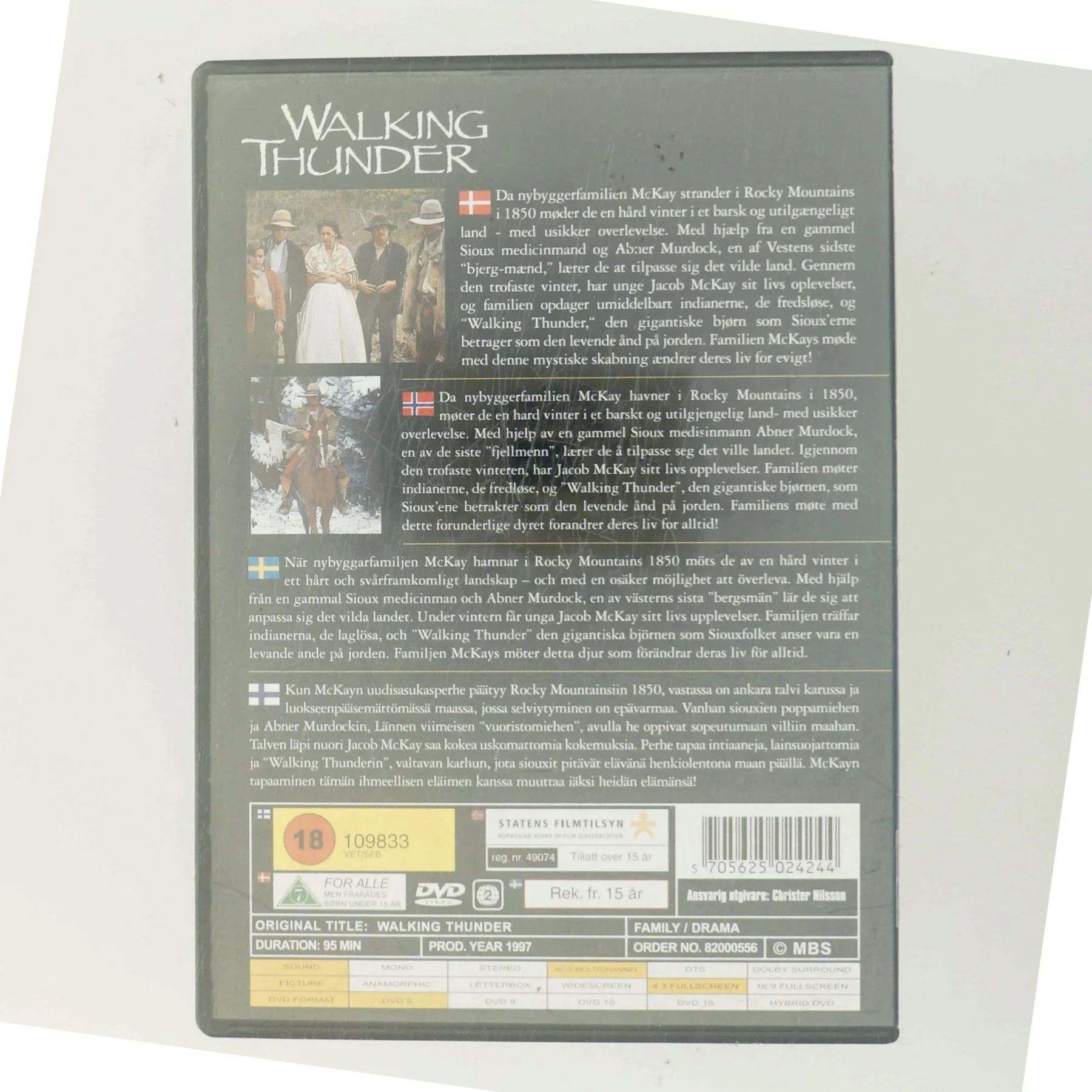 Walking Thunder med John Denver (DVD)