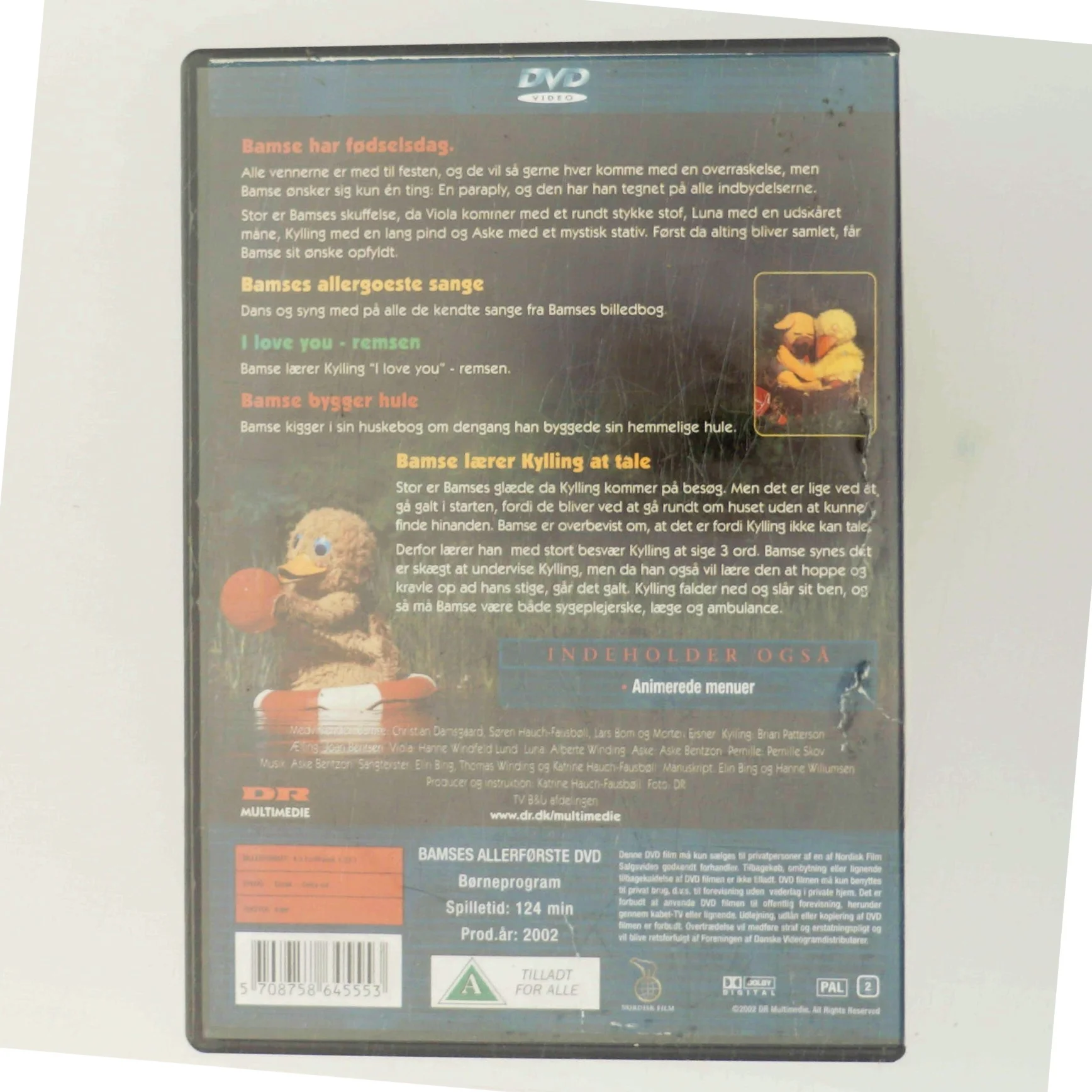 Bamses billedbog med Søren Hauch-Fausbøll (DVD)