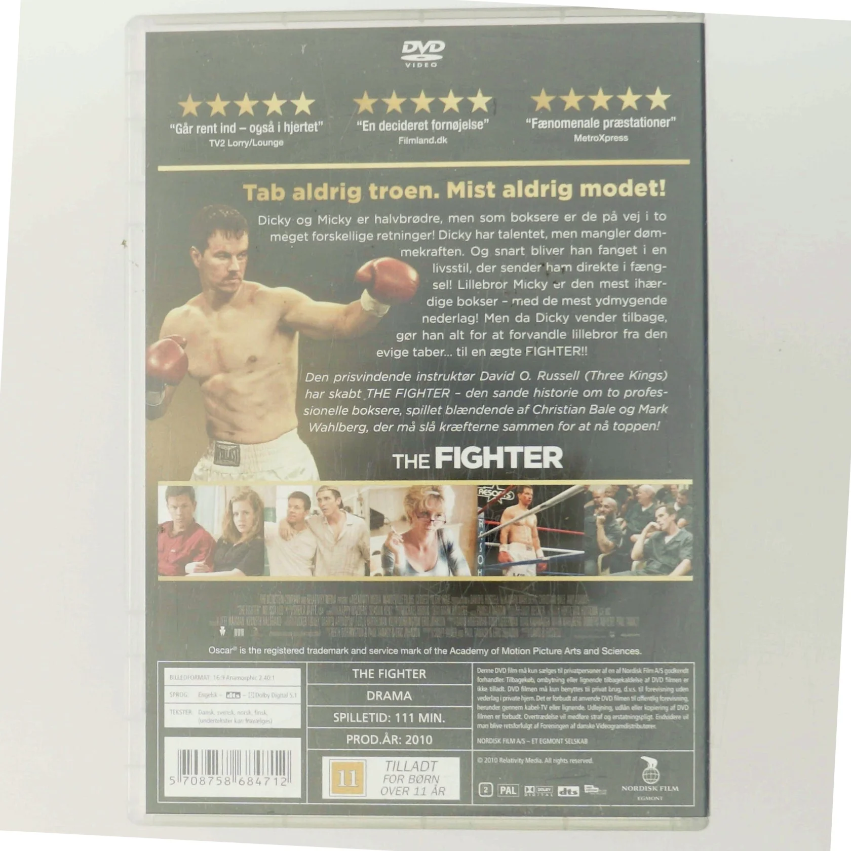 The Fighter med Mark Wahlberg (DVD)