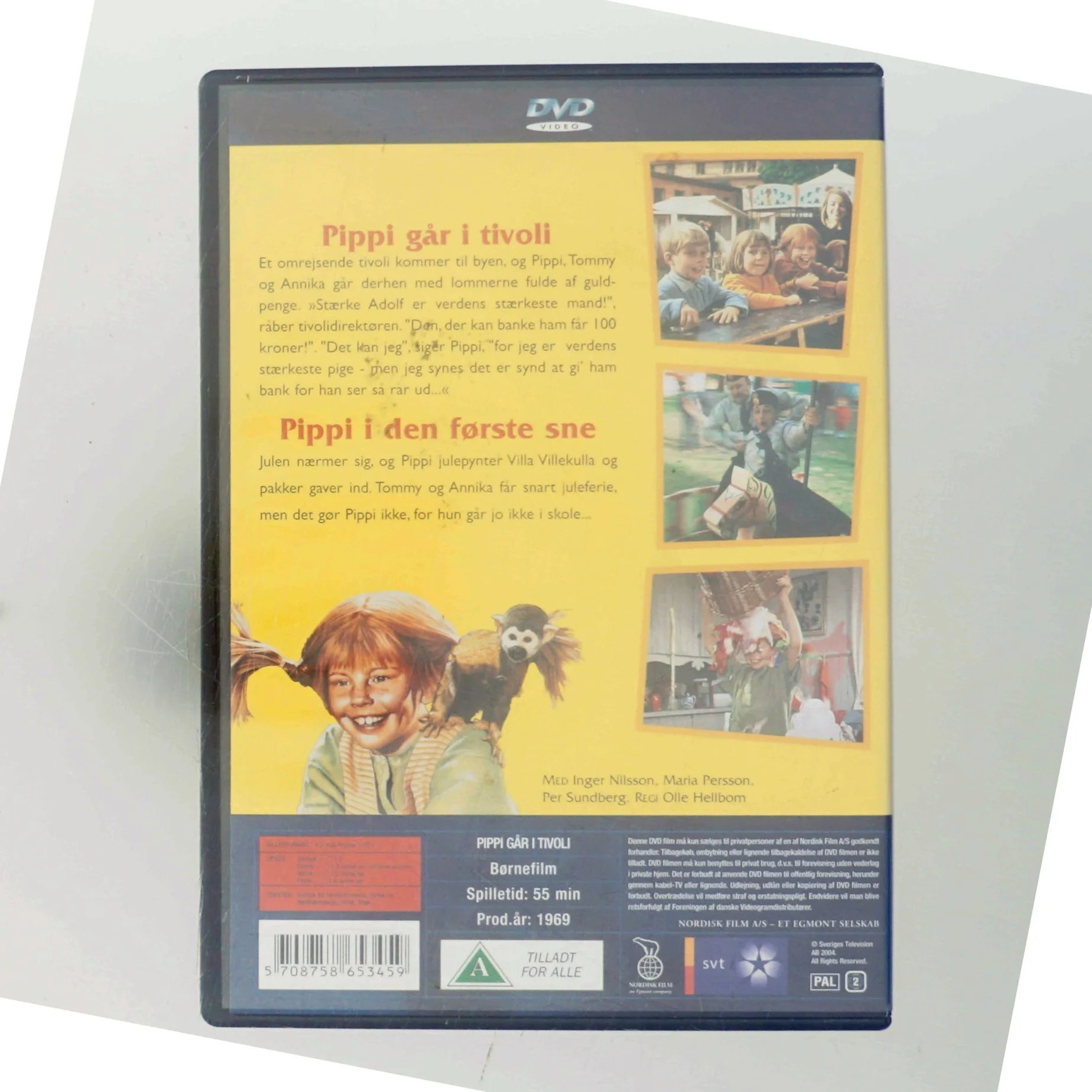 PIPPI LANGSTRØMPE 3, GR I med Inger Nilsson (DVD)