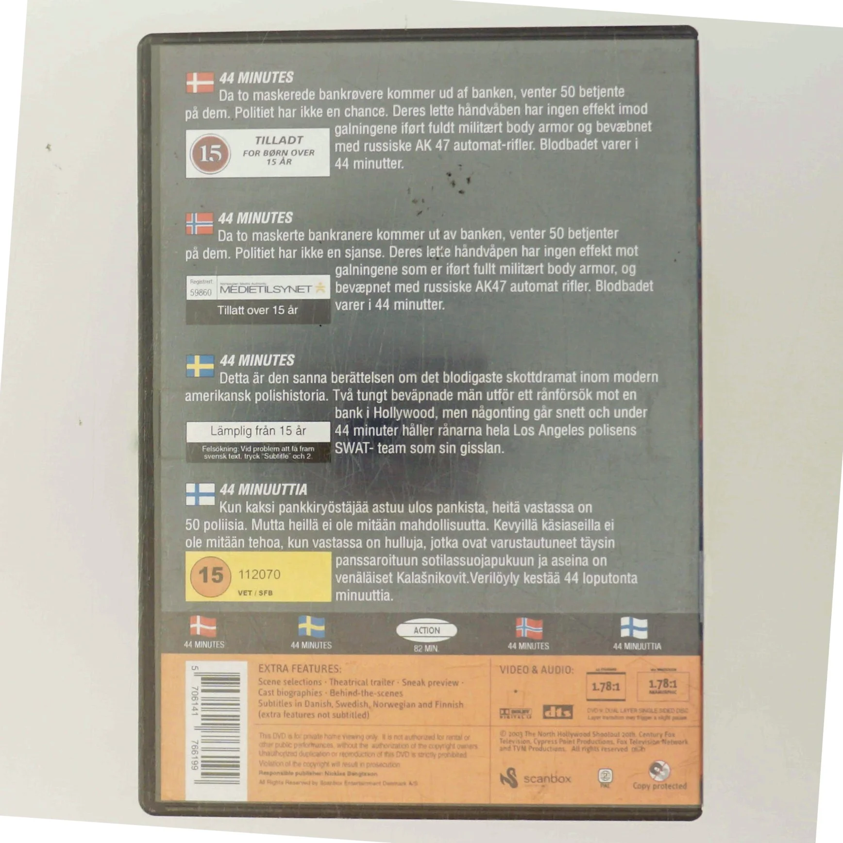 44 Minutes med Michael Madsen (DVD)