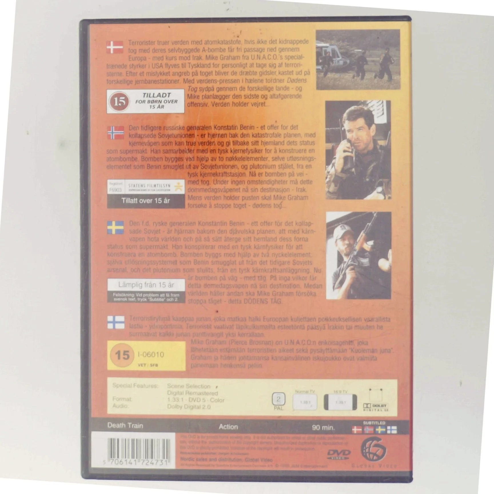 Death train (DVD) med Pierce Brosnan (DVD)