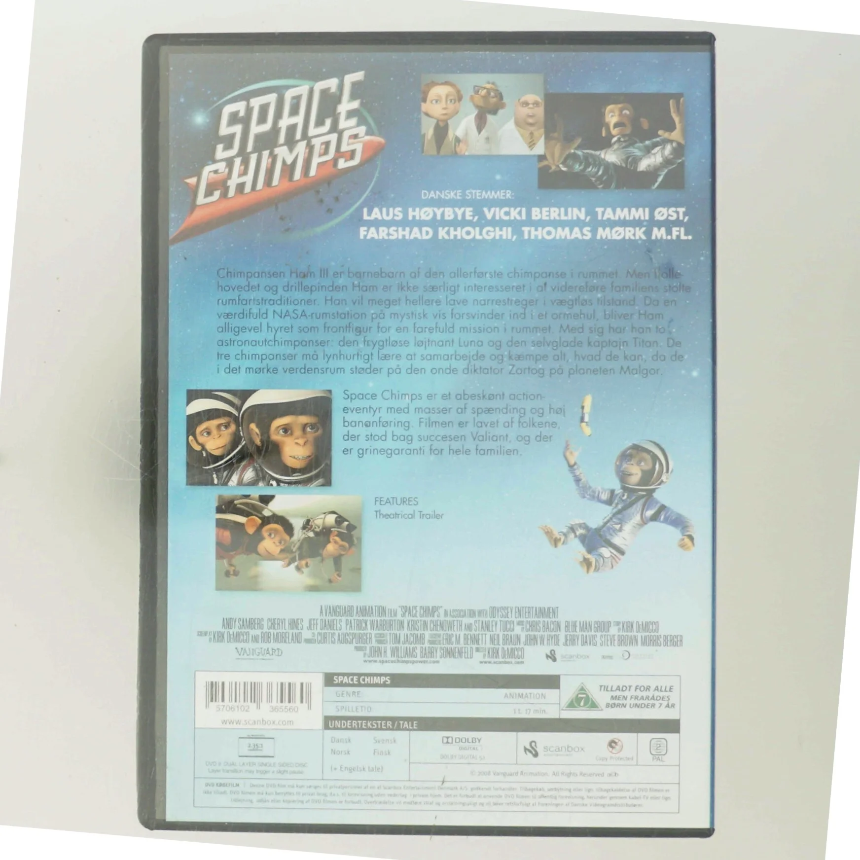 SPACE CHIMPS med Laus Høybye (DVD)