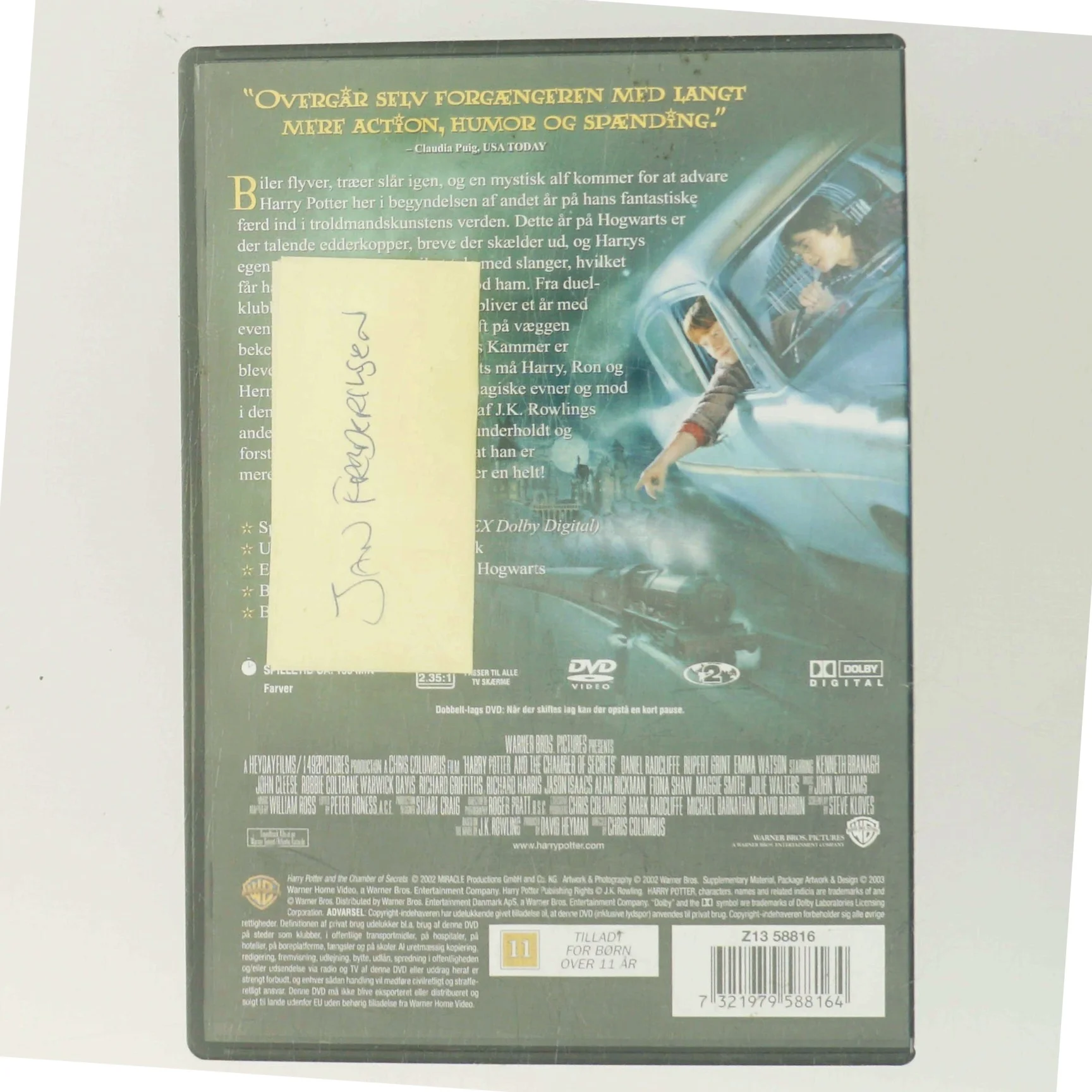 Hemmelighedernes Kammer (2) med Daniel Radcliffe (DVD)