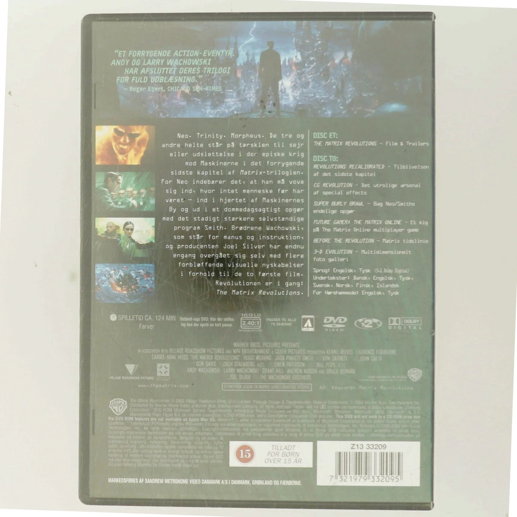 Matrix Revolutions, the med Keanu Reeves (DVD)