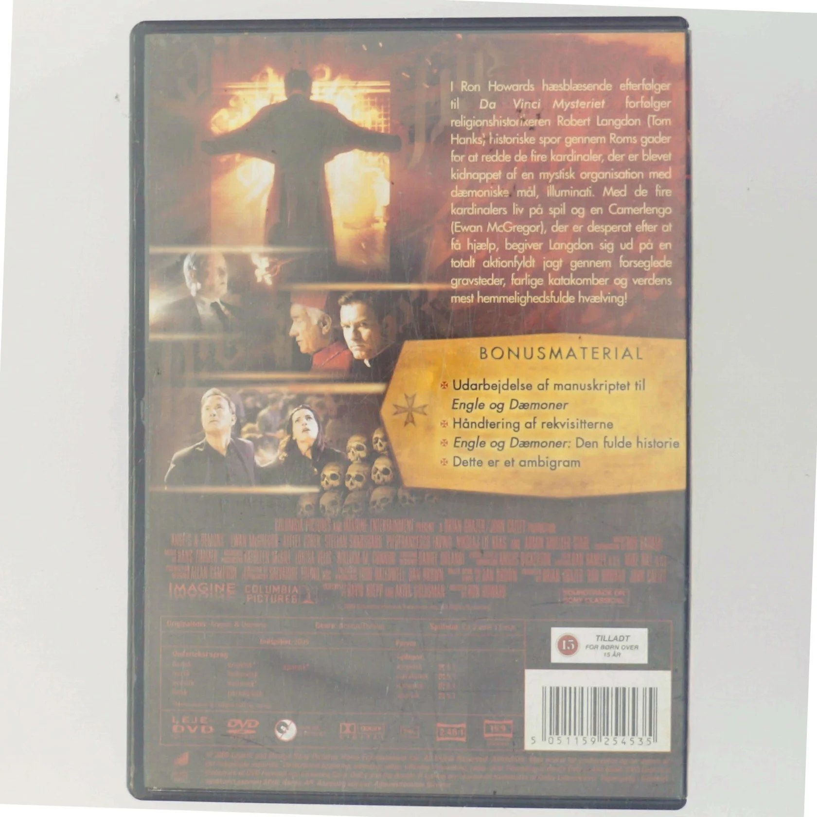 Engle og Dæmoner med Tom Hanks (DVD)