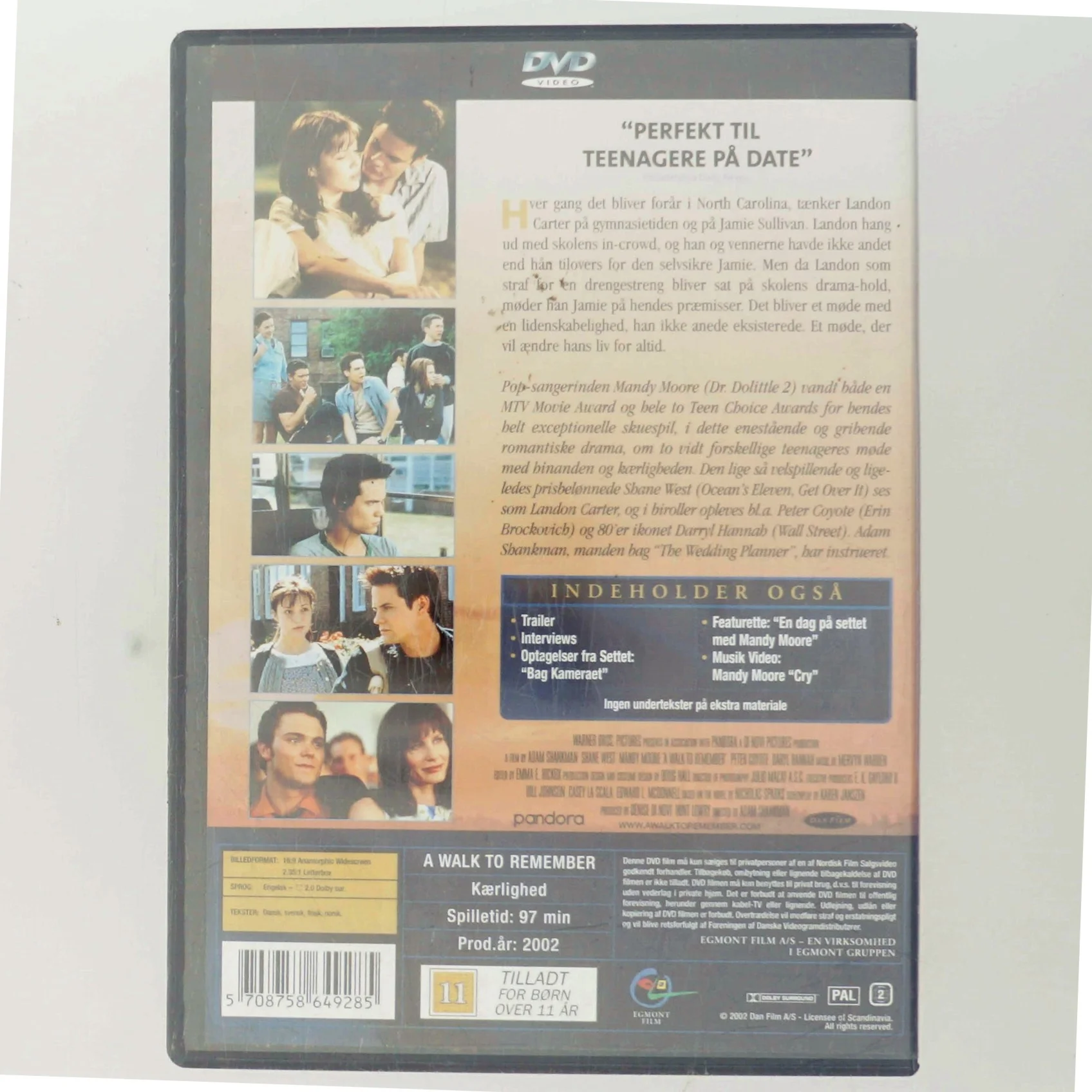 A Walk to Remember med Mandy Moore (DVD)