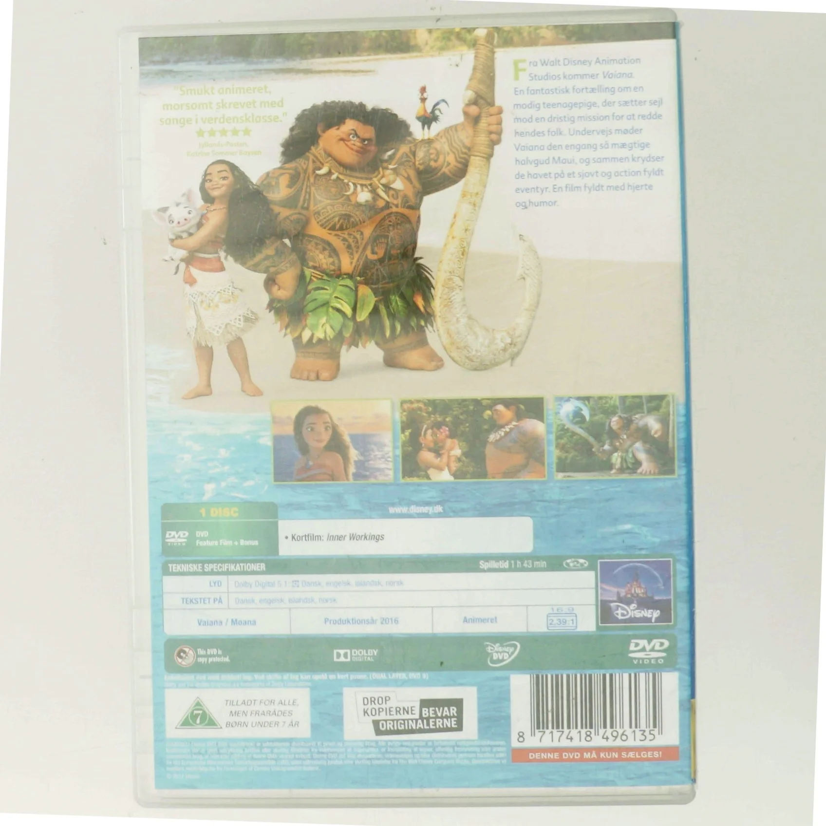 Vaiana med Auli'i Cravalho (DVD)