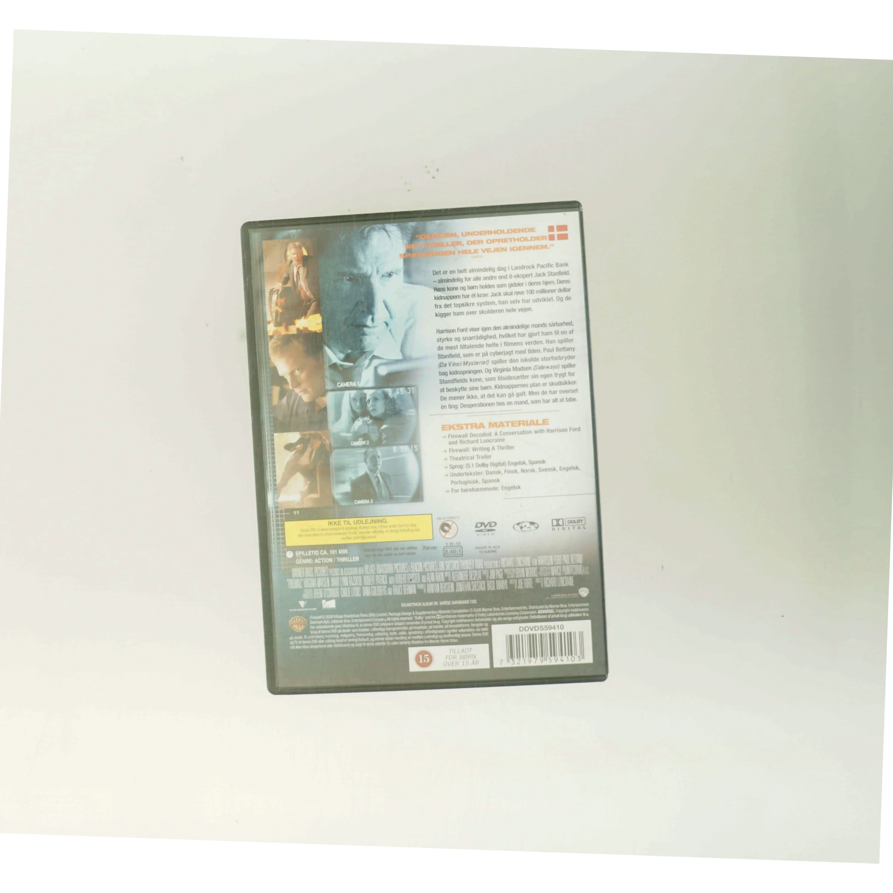 Firewall med Harrison Ford (DVD)