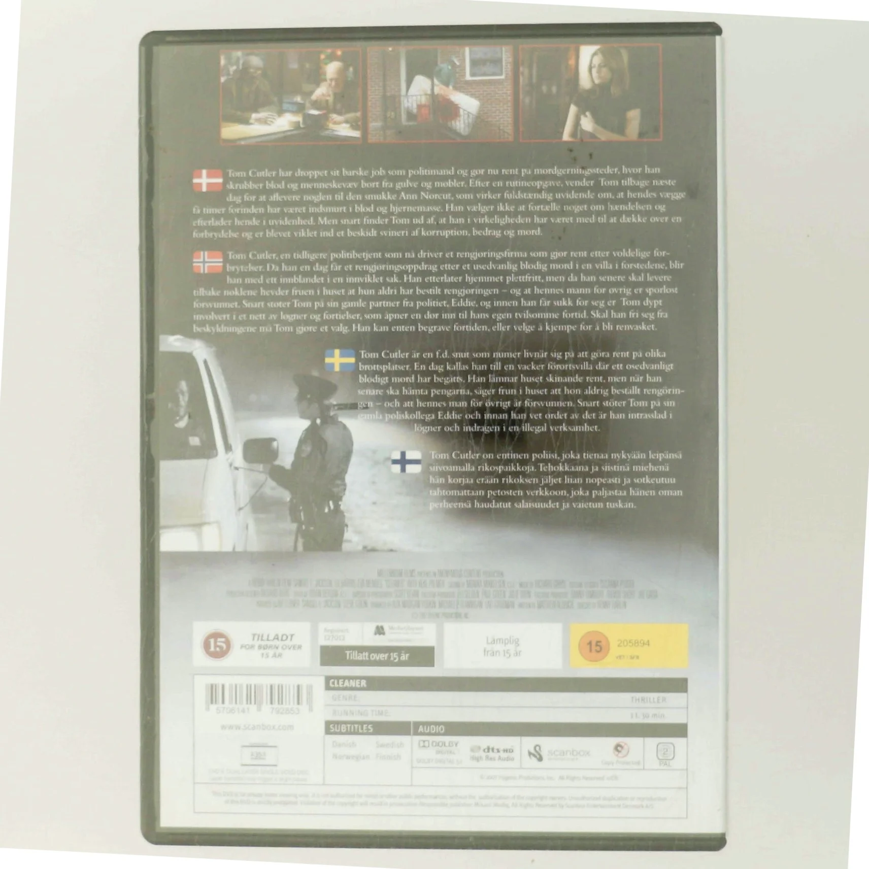 Cleaner med Samuel L. Jackson (DVD)