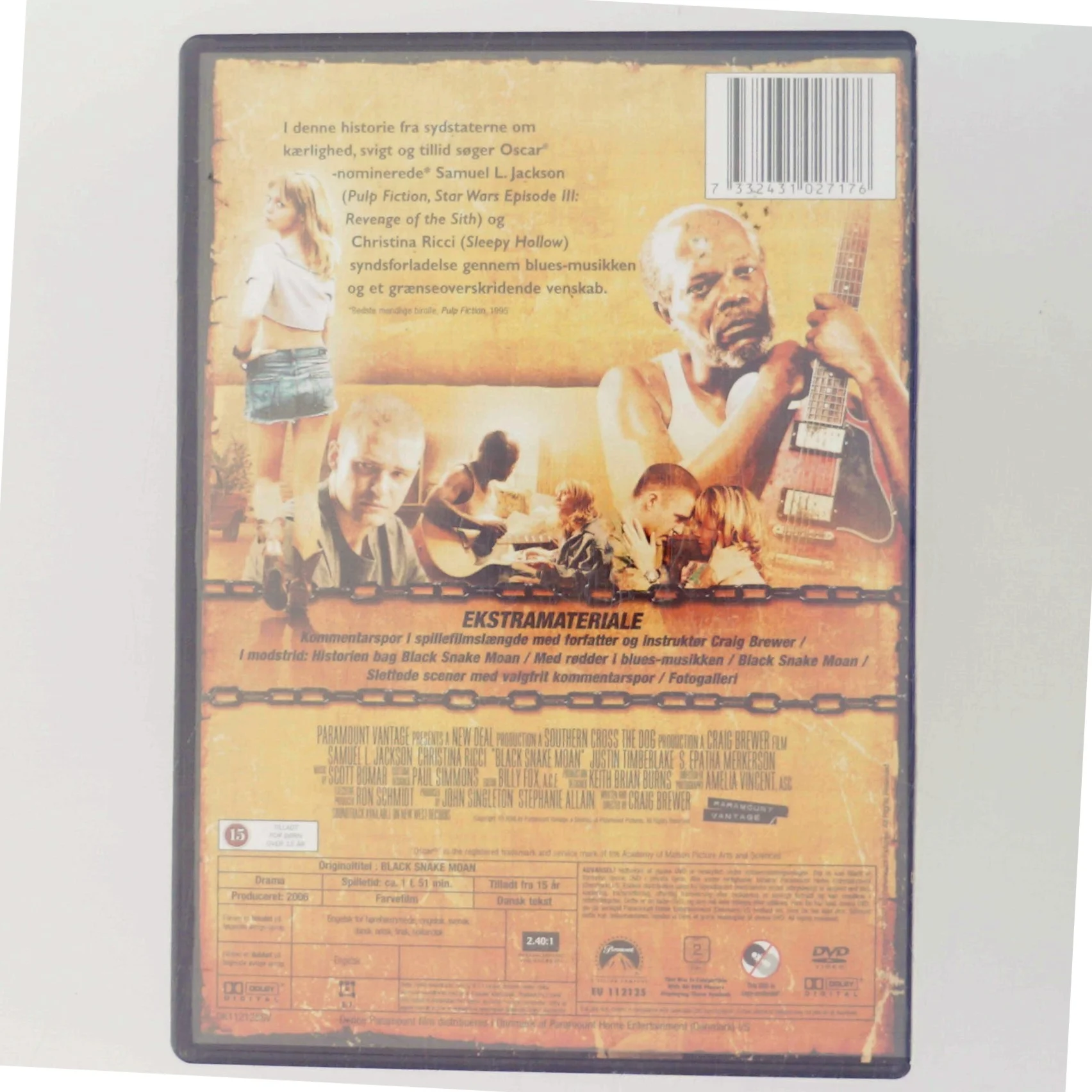 Black Snake Moan med Samuel L. Jackson (DVD)