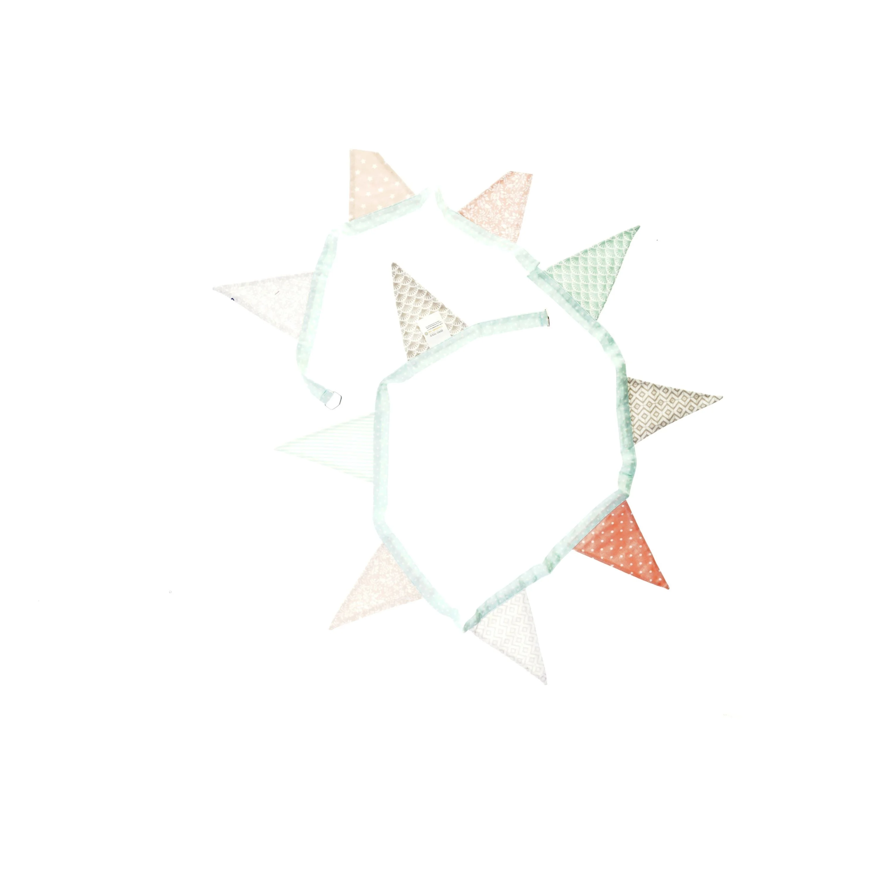 Flagranke i stof fra Oeko Tex (str. 225 x 17 cm)