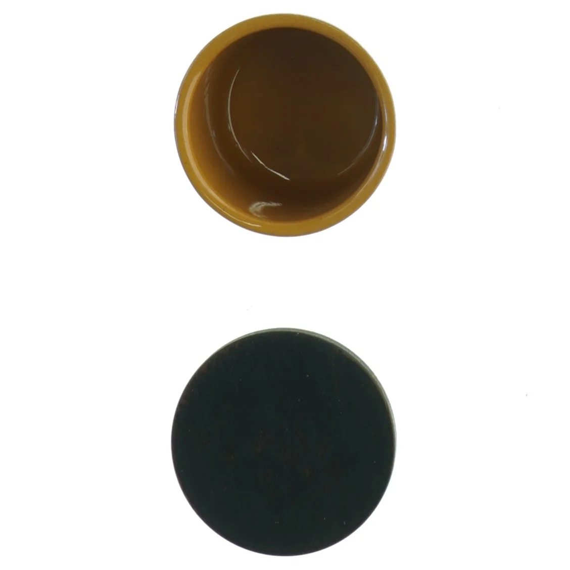 sennepskrukke med trælåg (str. 7 x 8 cm)