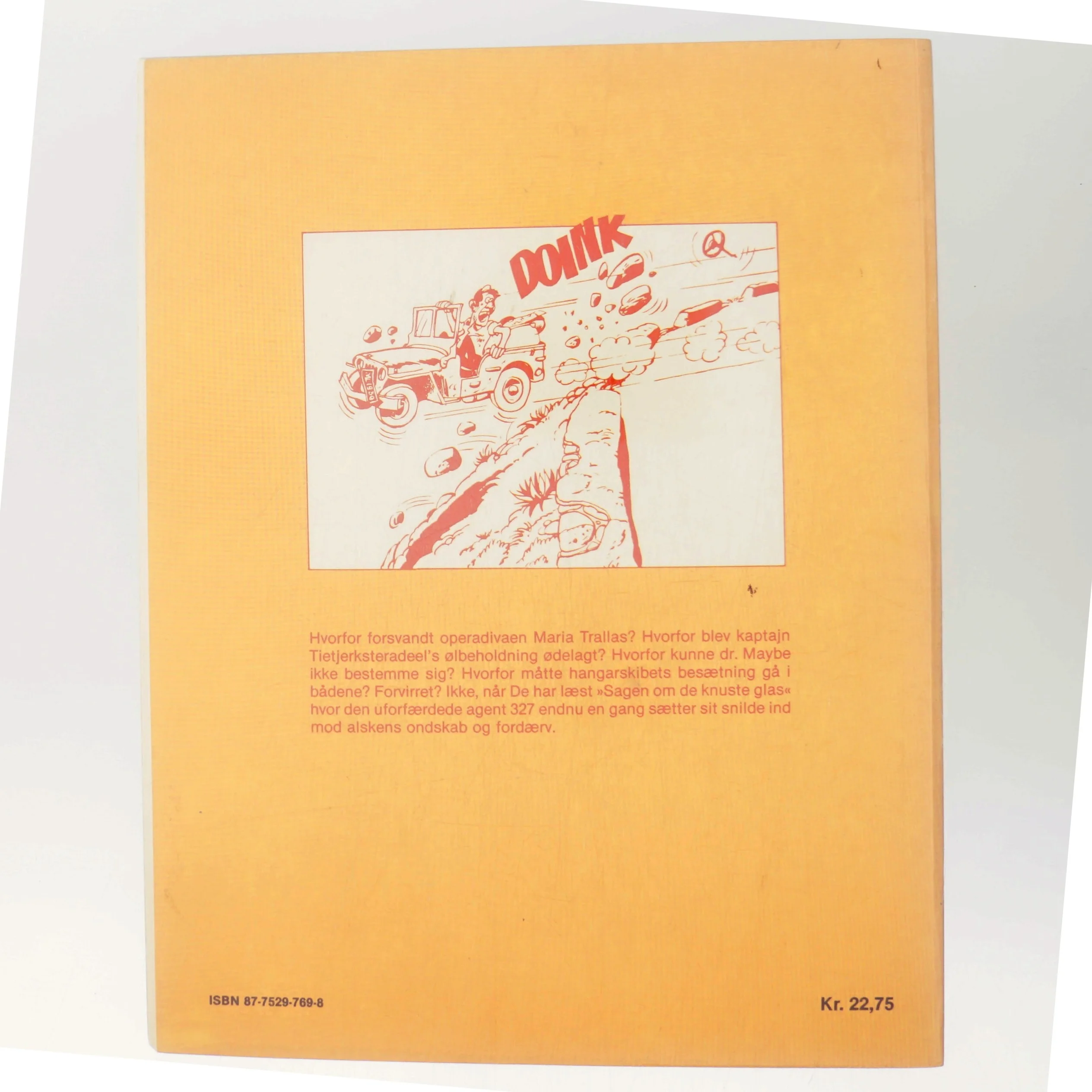 Agent 327: Sagen om De Knuste Glas (Bog)