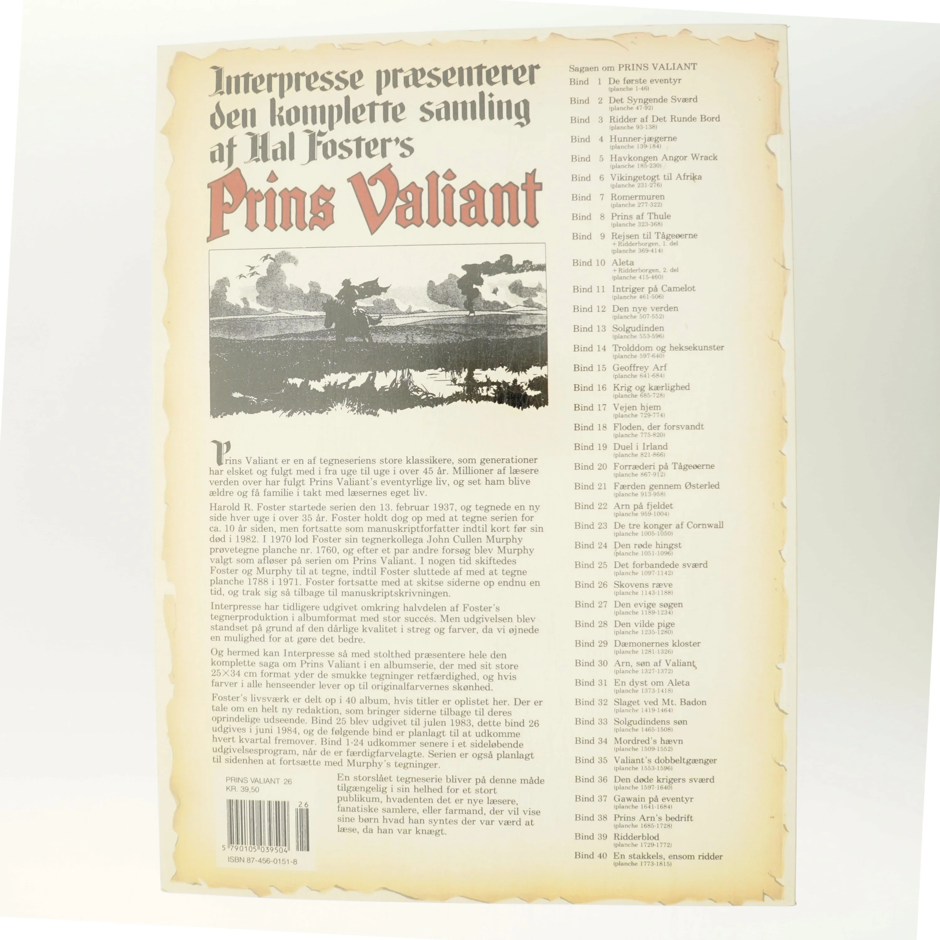 Prins Valiant af Hal Foster (Bog)