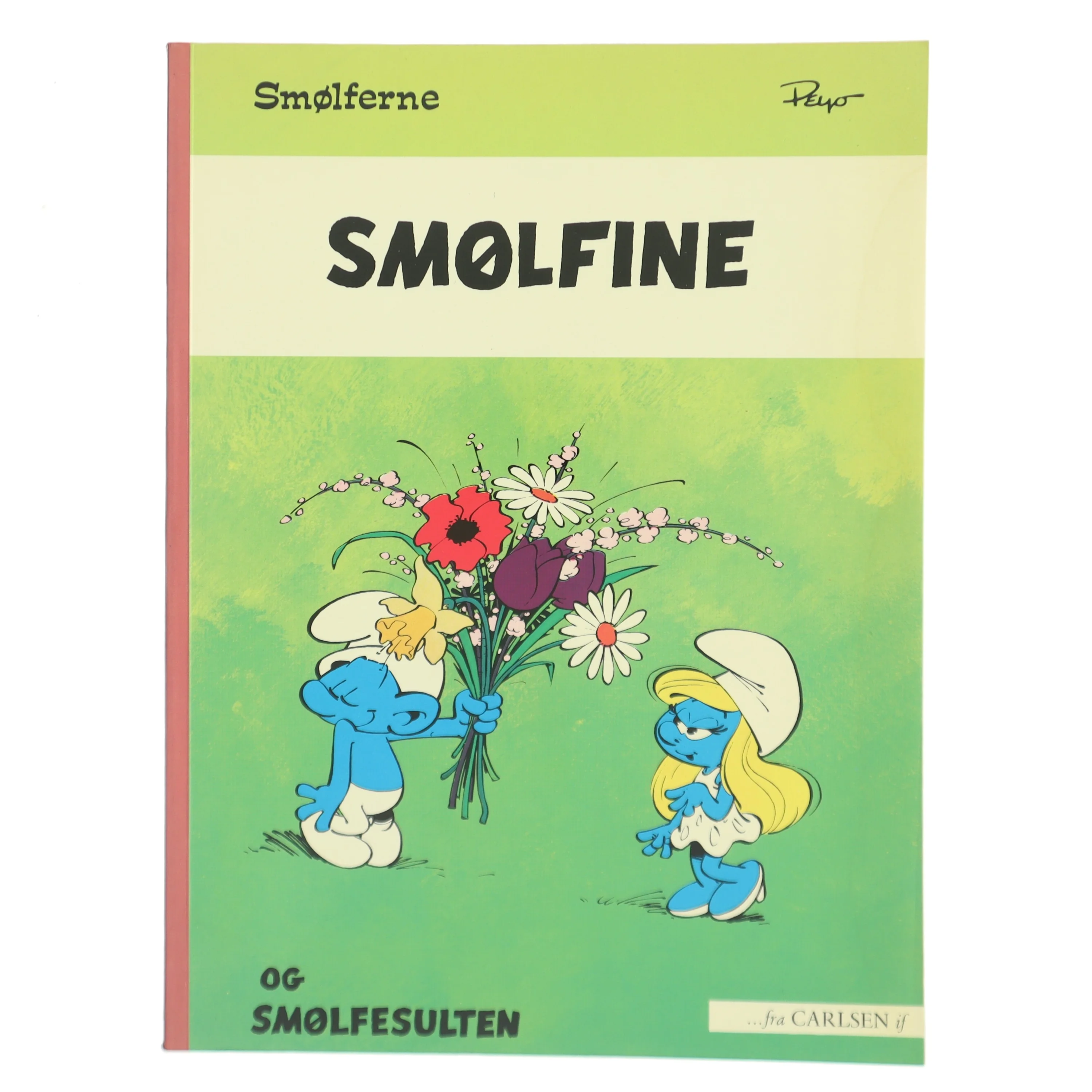 Smølfine og smølfesulten af Peyo (Bog)
