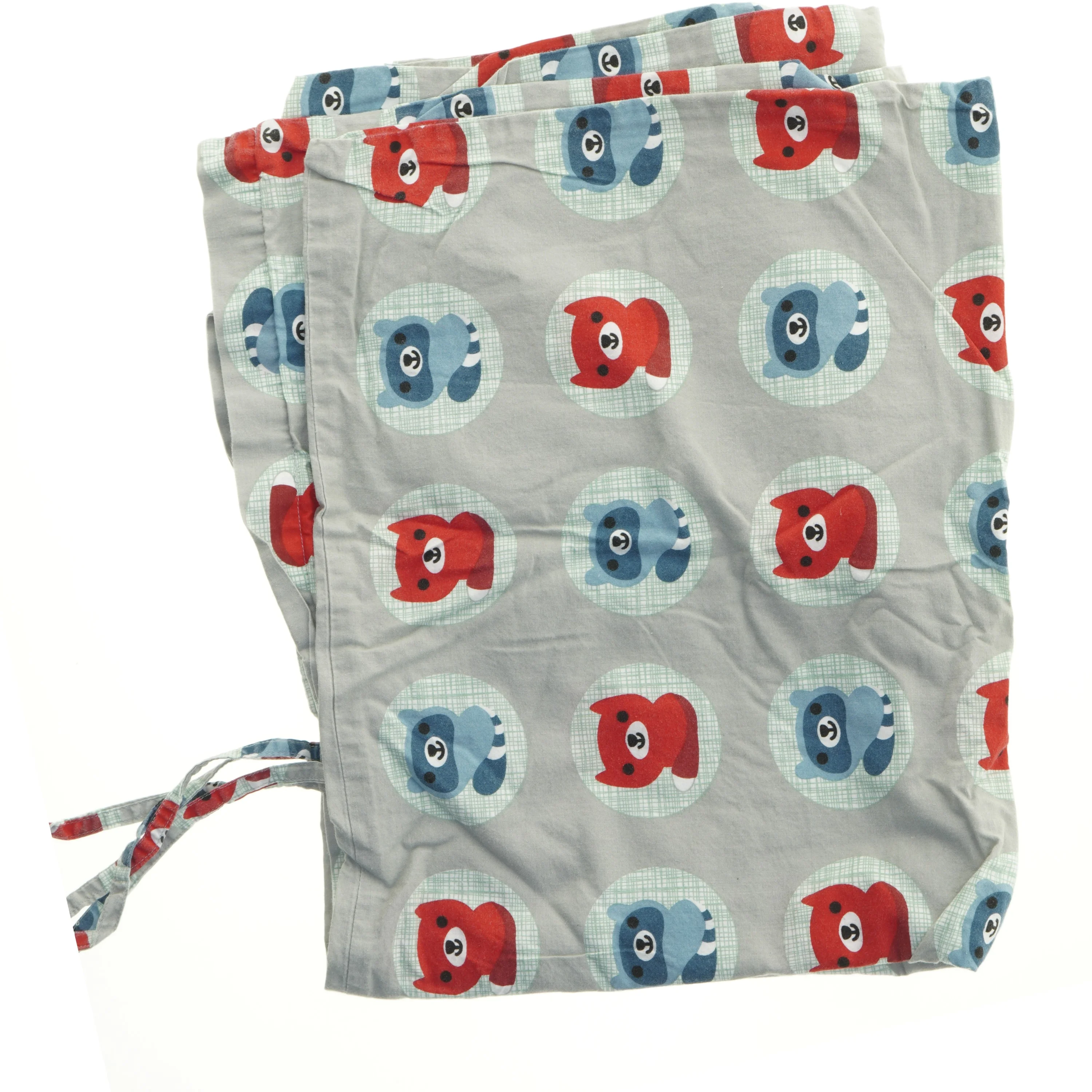 Barnesengetøj med bjørnemotiv fra Franck Fischer (str. 30 cm x. 36 cm. og. 96 cm x. 125 cm)