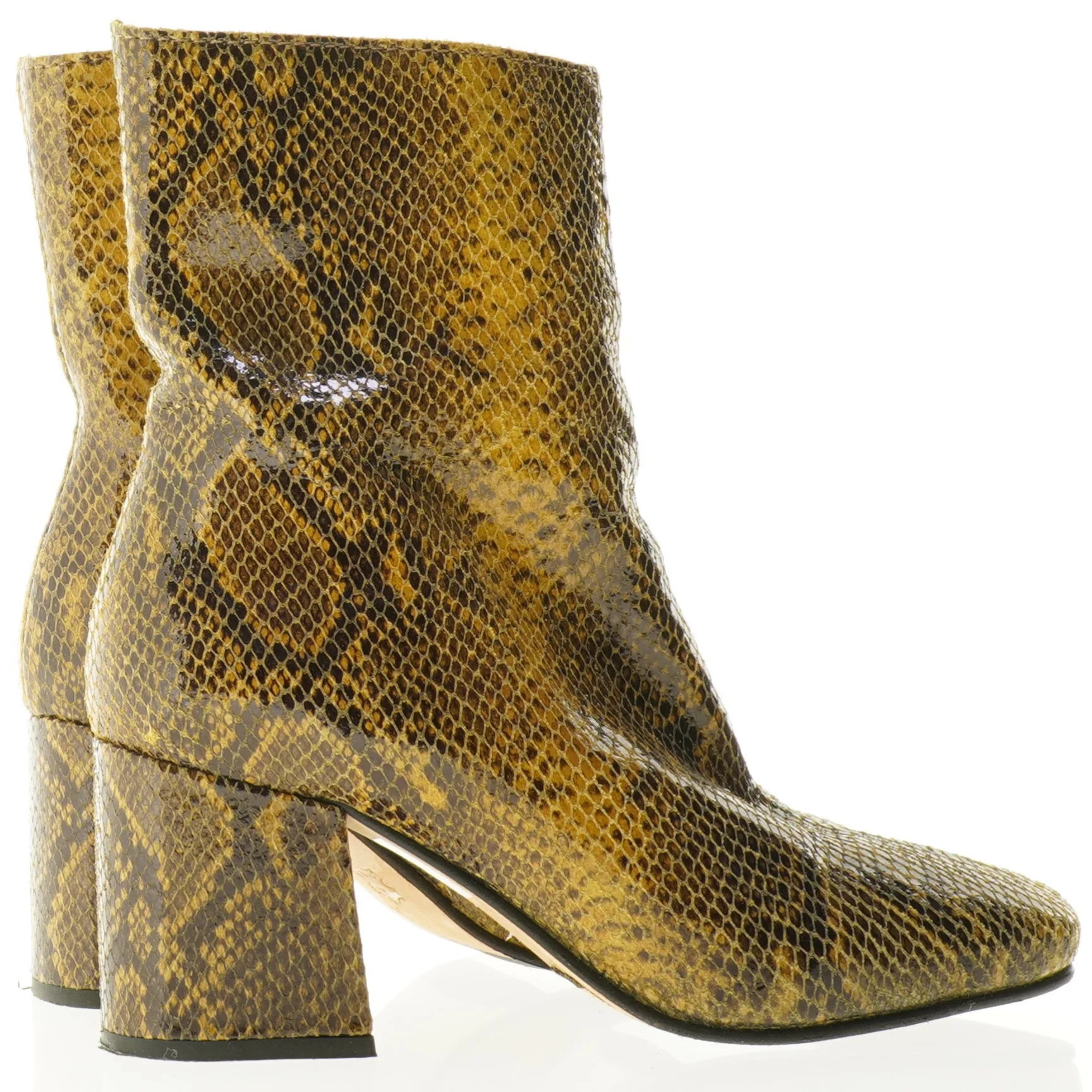 Støvletter med slangeskindslook fra Minelli (str. 38)