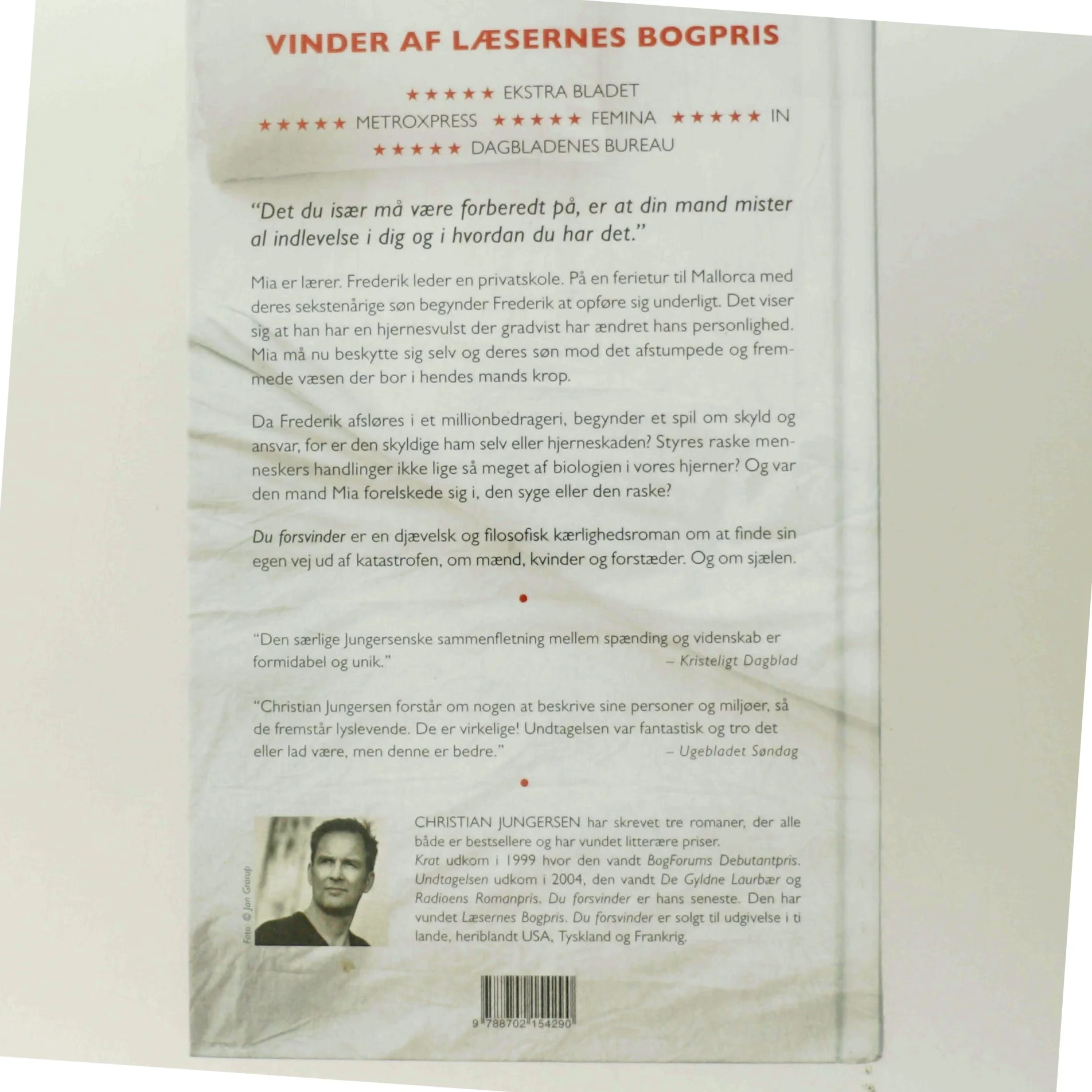 Du forsvinder af Christian Jungersen (Bog)