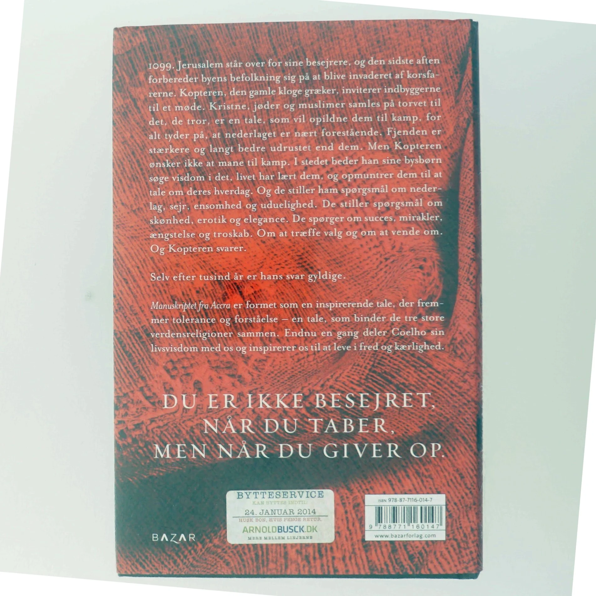 Manuskriptet fra Accra af Paulo Coelho (Bog)