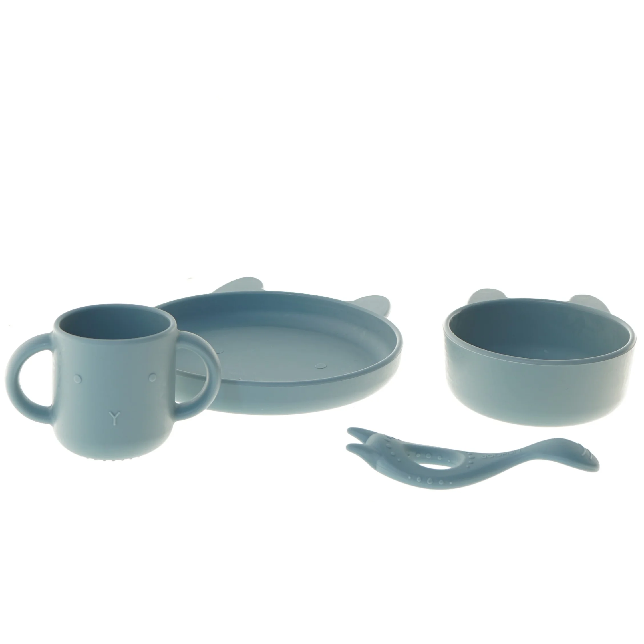 Børn Spise Kit i Silikone fra Liewood (str. Ø 17,5 & 11,5 & 6,5 cm)