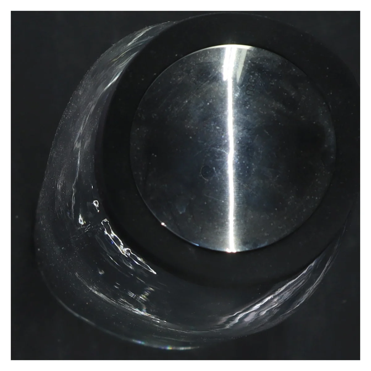 Glasflaske med låg fra Menu (str. 28x9 cm)