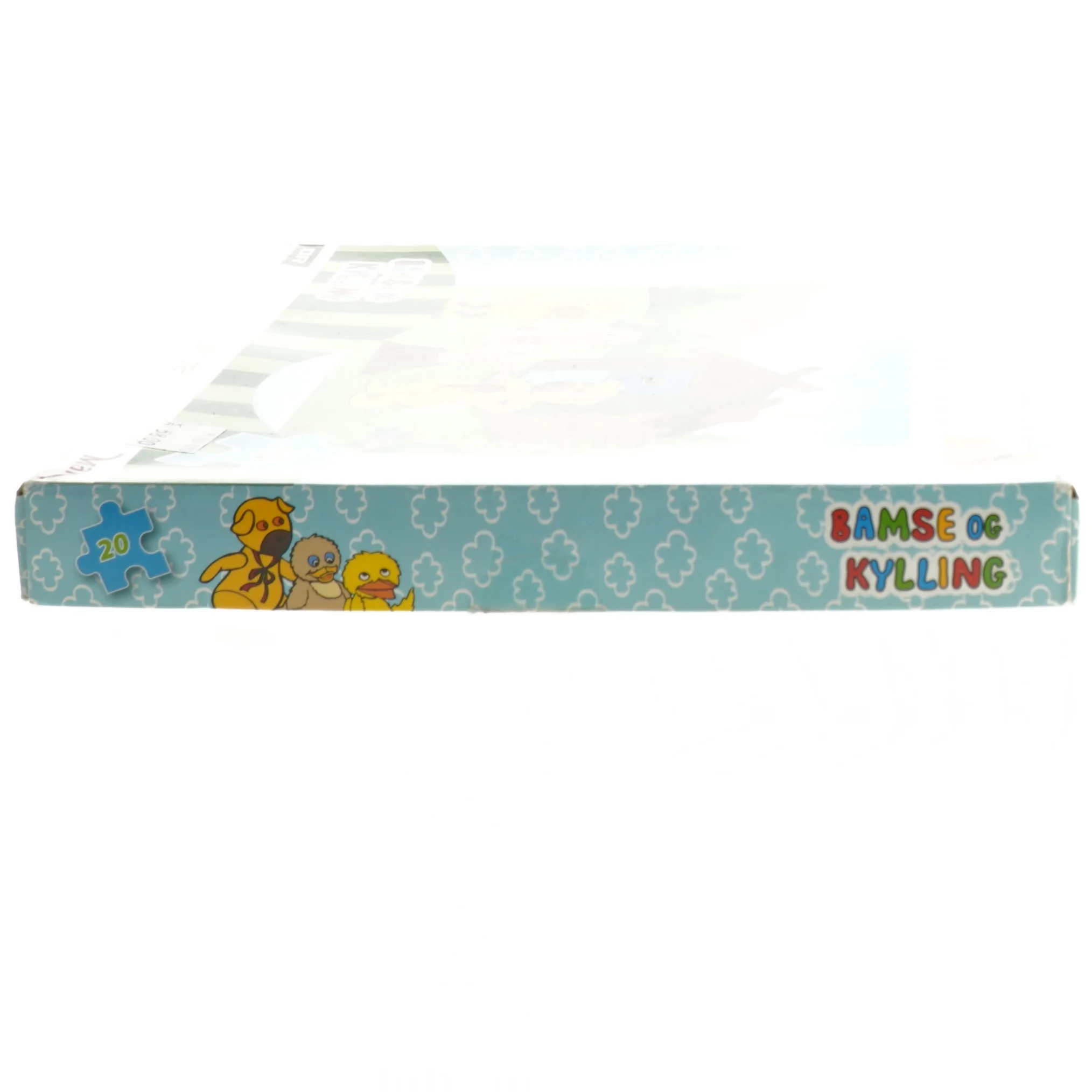 Bamse og Kylling puslespil i træ fra DR (str. 25x21 cm)