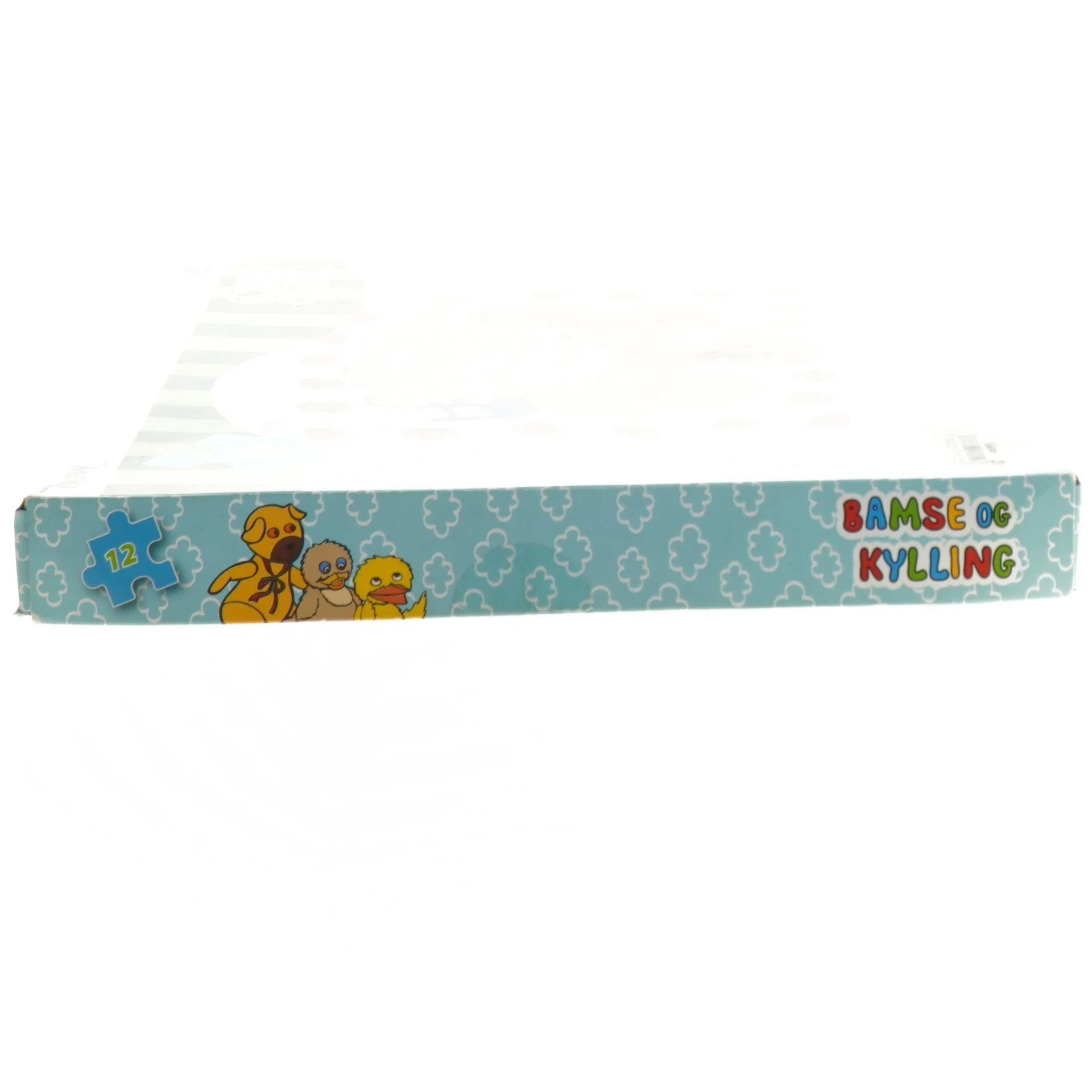 Bamse og Kylling puslespil i træ fra DR (str. 25x21 cm)