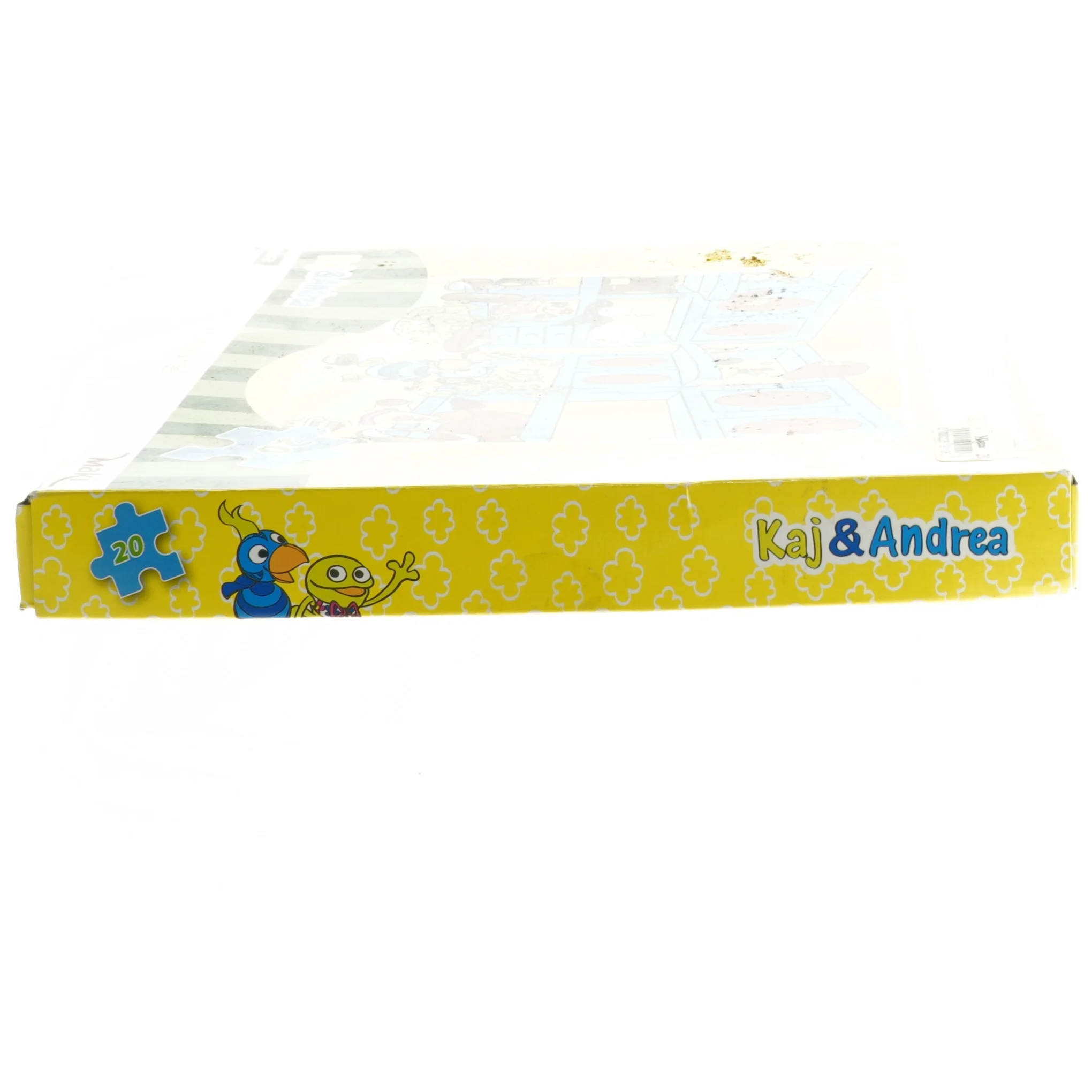 Kaj & Andrea puslespil i træ fra DR (str. 25x21 cm)