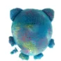 Farverig plys skildpadde (str. 20 x 18 cm)