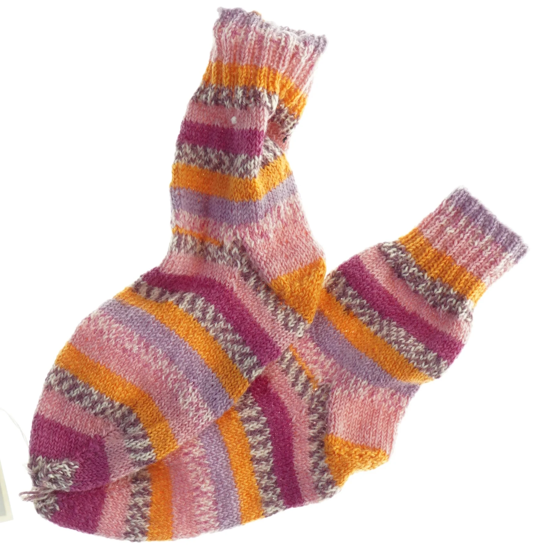 Strikkede sokker (str. 29 x 8 cm)