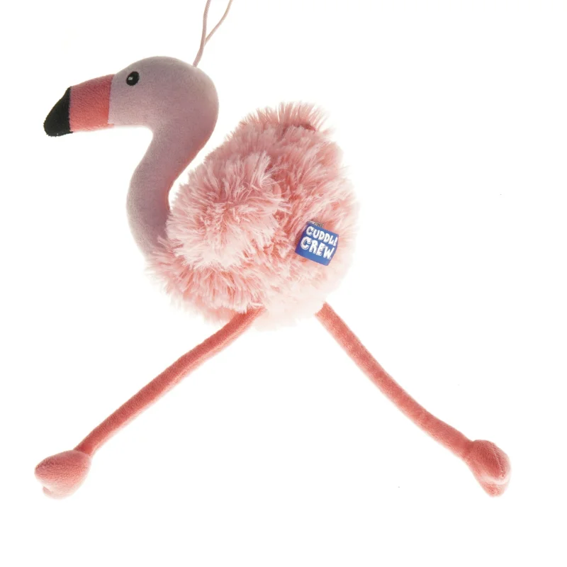 Flamingo tøjdyr fra Cuddle Crew (str. 19 x 35 cm)
