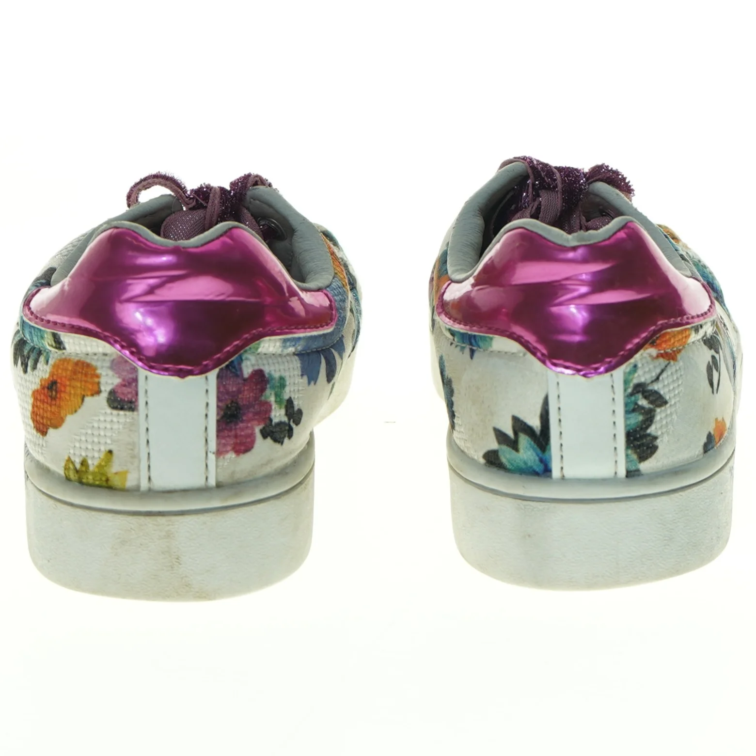 Blomstermønstrede sneakers (str. 35)