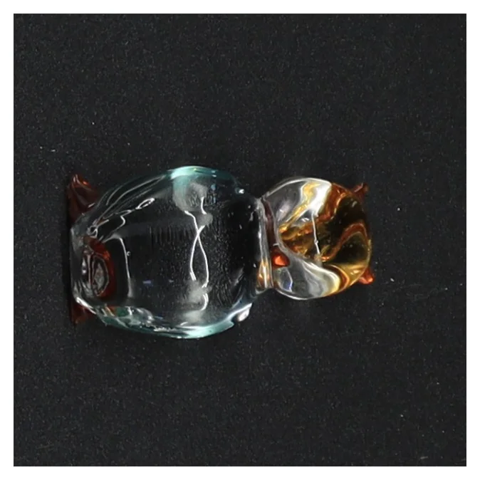 Glashåndværk uglefigur (str. 5 cm)