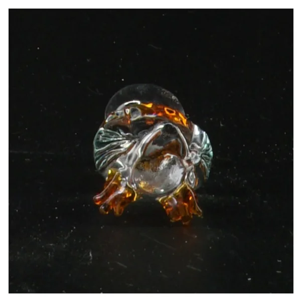 Glashåndværk uglefigur (str. 5 cm)