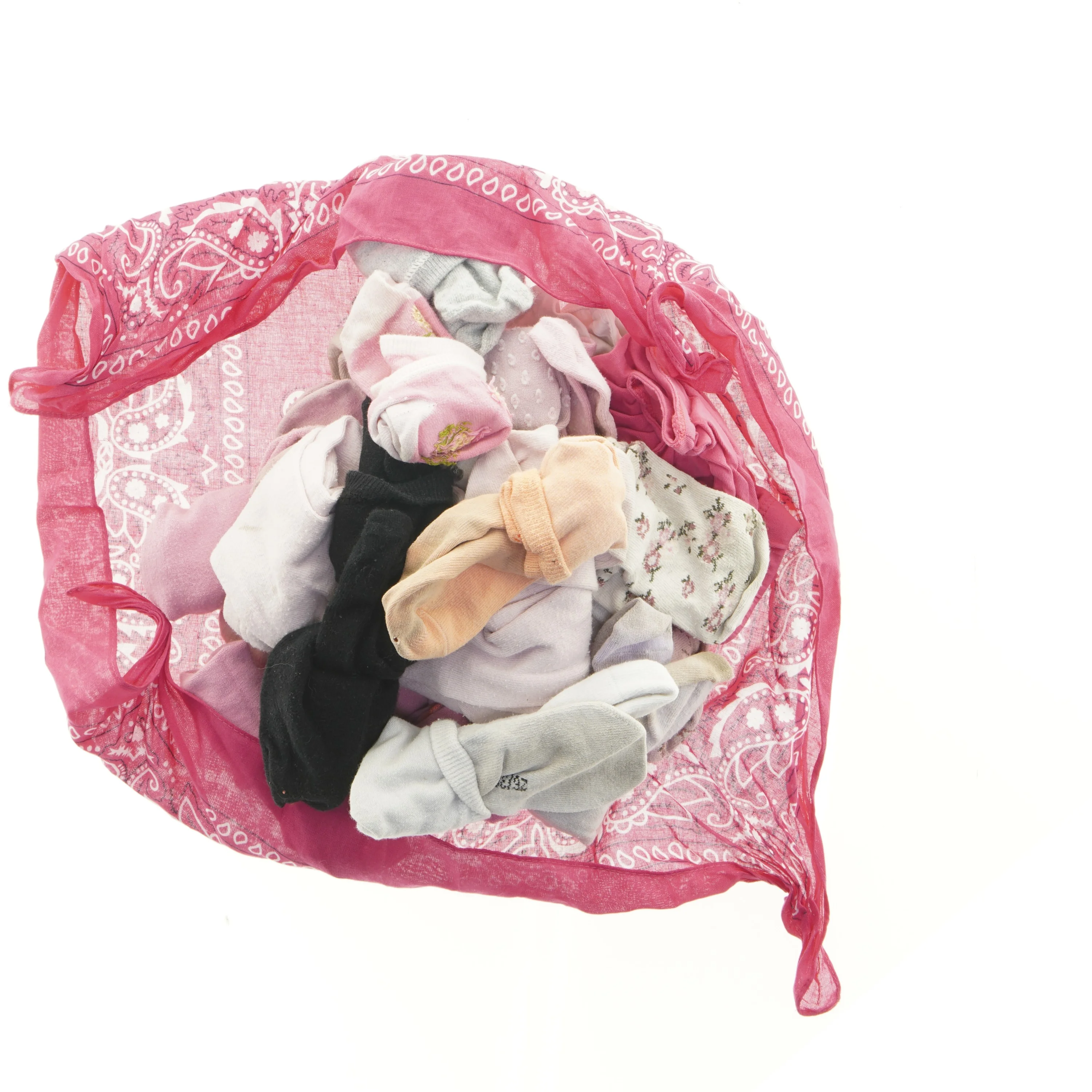 Blandede brugte babystrømper