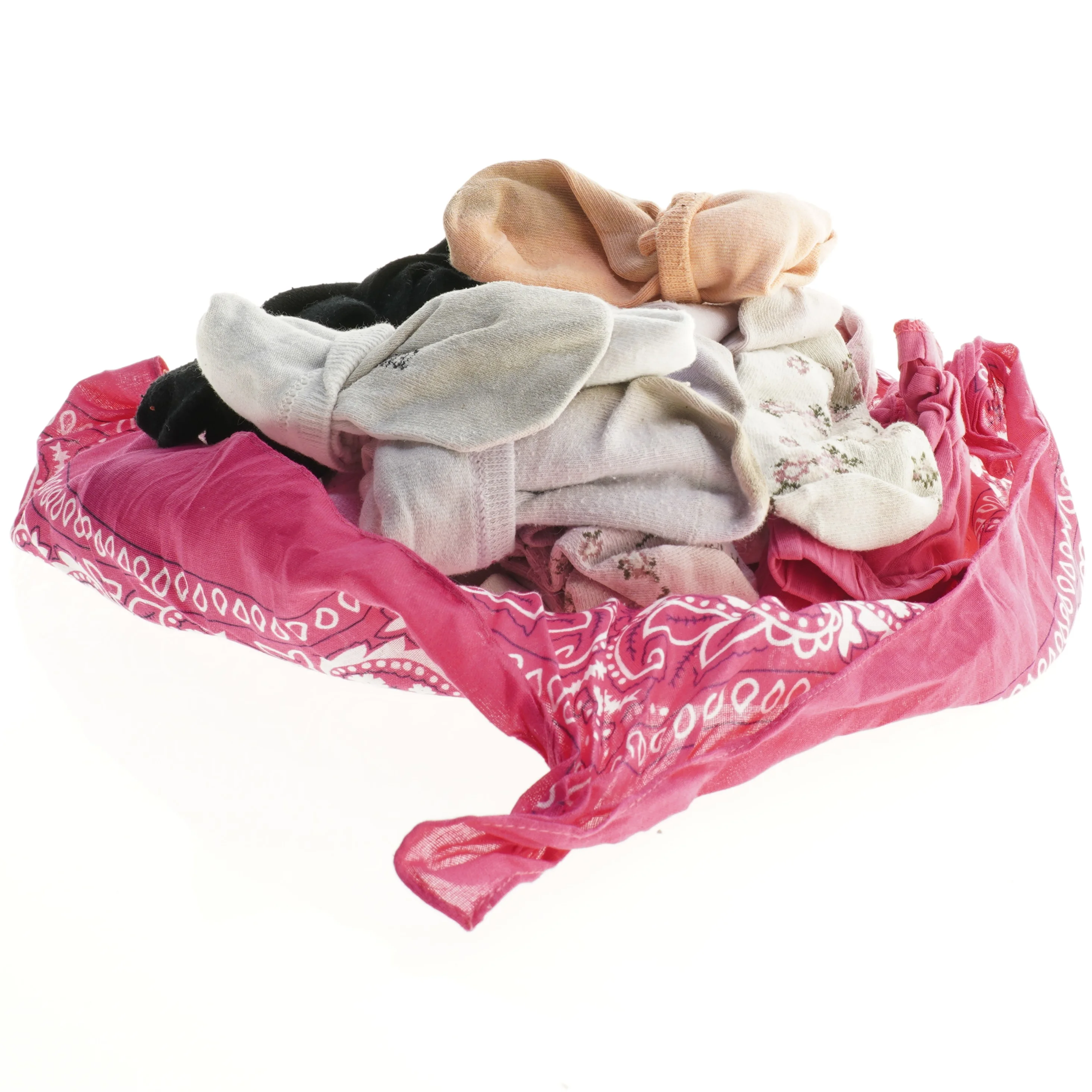 Blandede brugte babystrømper