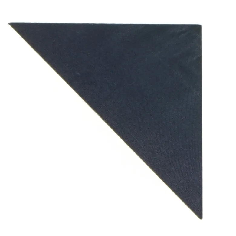 Sort skifer hjørnehylde (str. 13 x 6 x 2 cm)