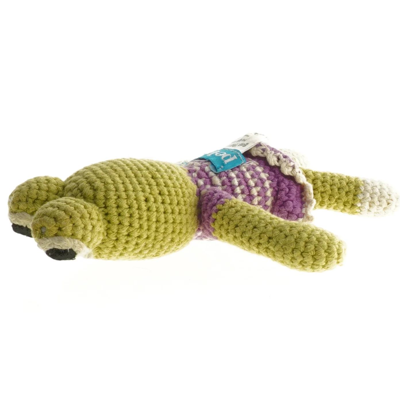 Hæklet bamse fra Pebblechild (str. 17 x 12 cm)