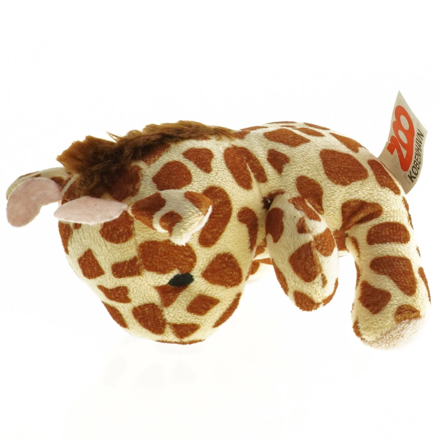 Blødt legetøjsgiraf bamse (str. 16 cm)