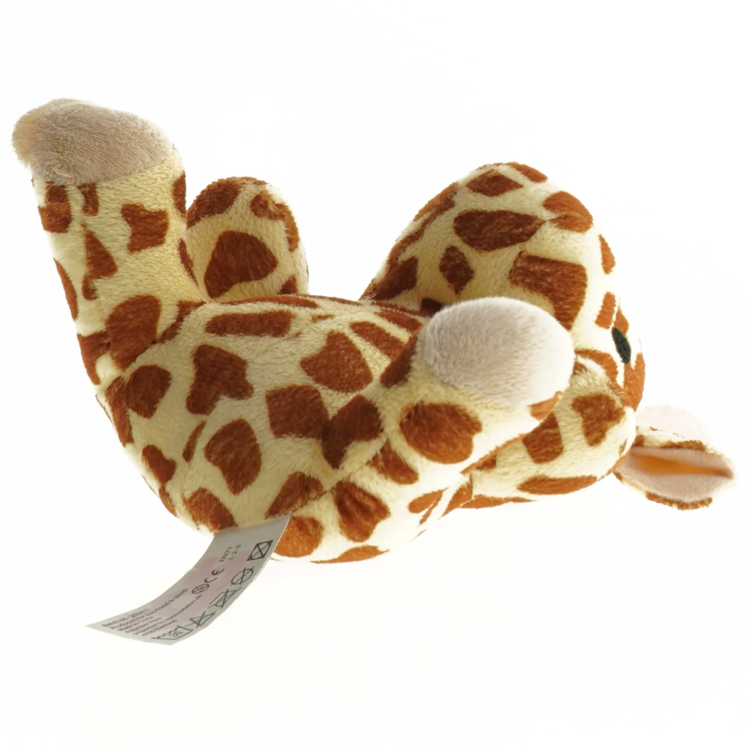 Blødt legetøjsgiraf bamse (str. 16 cm)