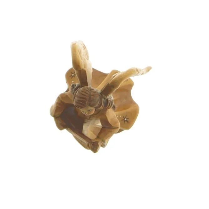 Træ engel figur (str. 8 x 4 cm)