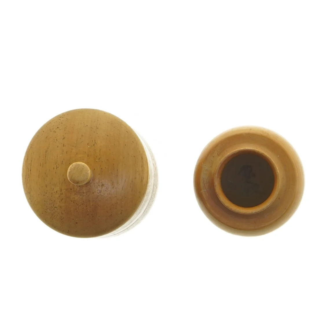 Træbeholdere med låg (str. 10 x 6 cm og 5 x 4 cm)