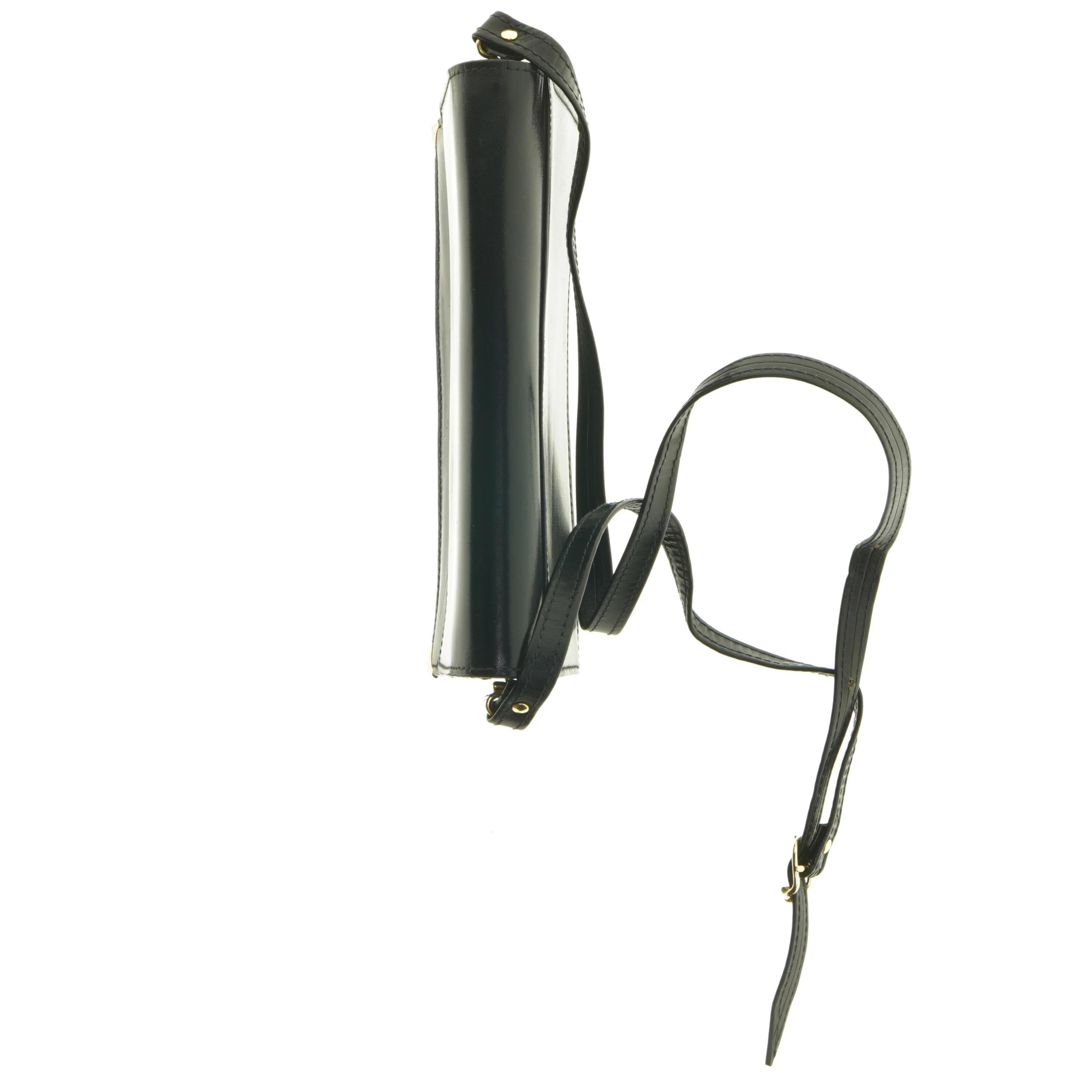 Sort skuldertaske (str. 25 x 16 cm)