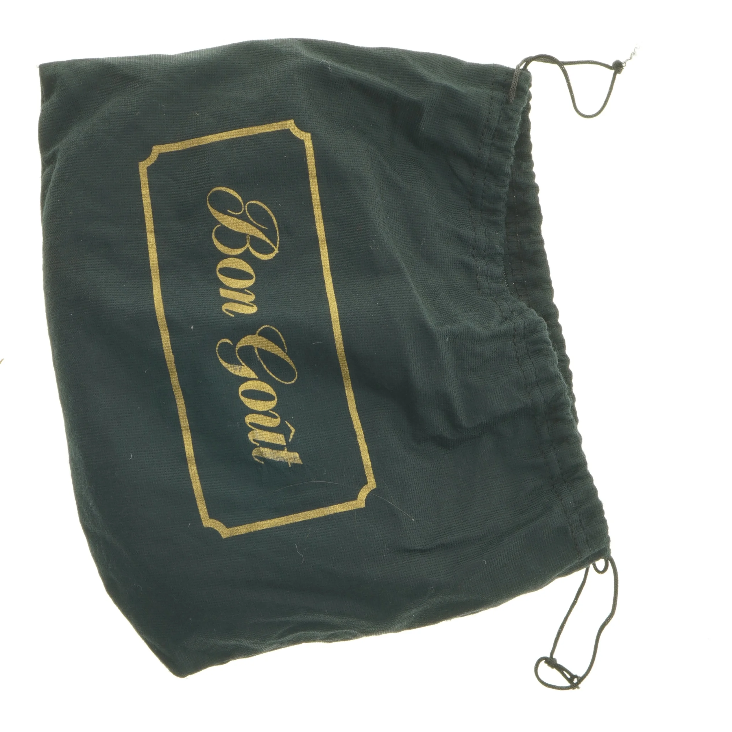 Marinefarvet lædertaske fra Bon Goût (str. 24 x 15,5 cm)