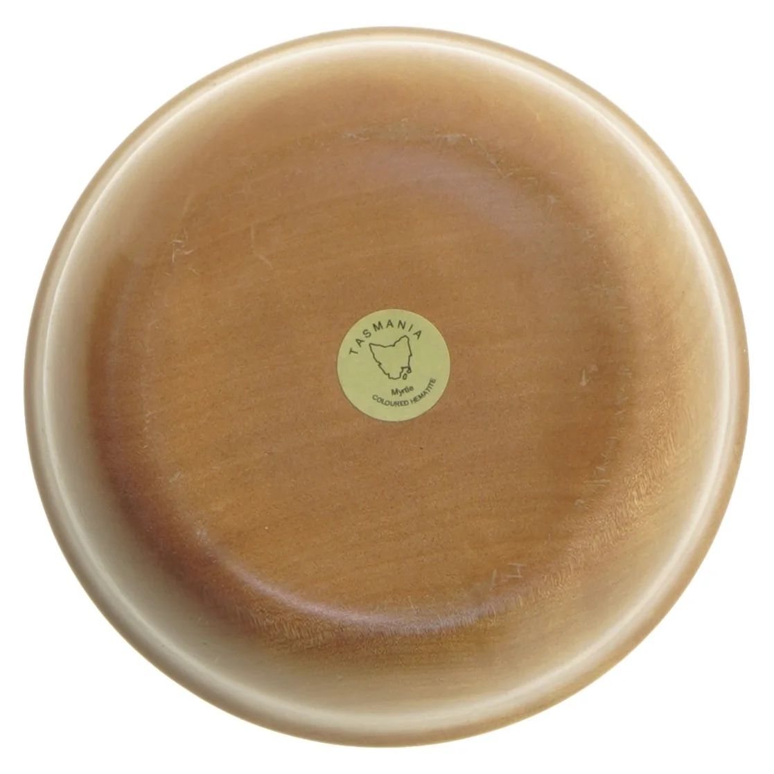 Træskål med låg fra Tasmanien(str. 15 x 7 cm)