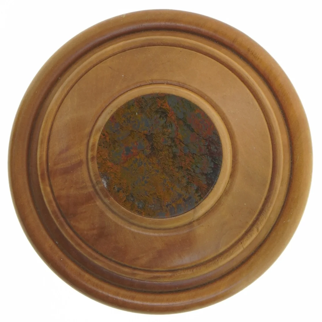 Træskål med låg fra Tasmanien(str. 15 x 7 cm)