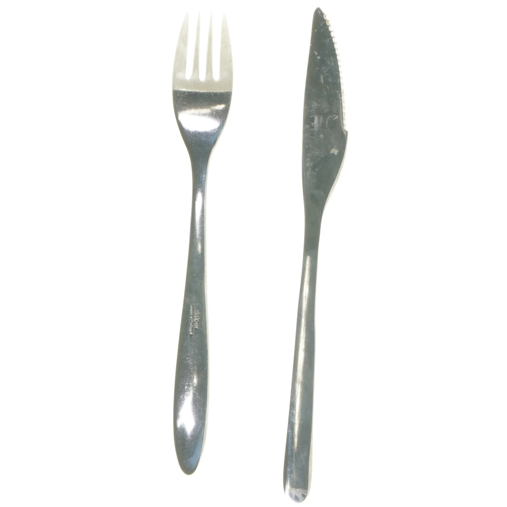 Bestik sæt af gaffel og kniv (str. 19,5 cm)