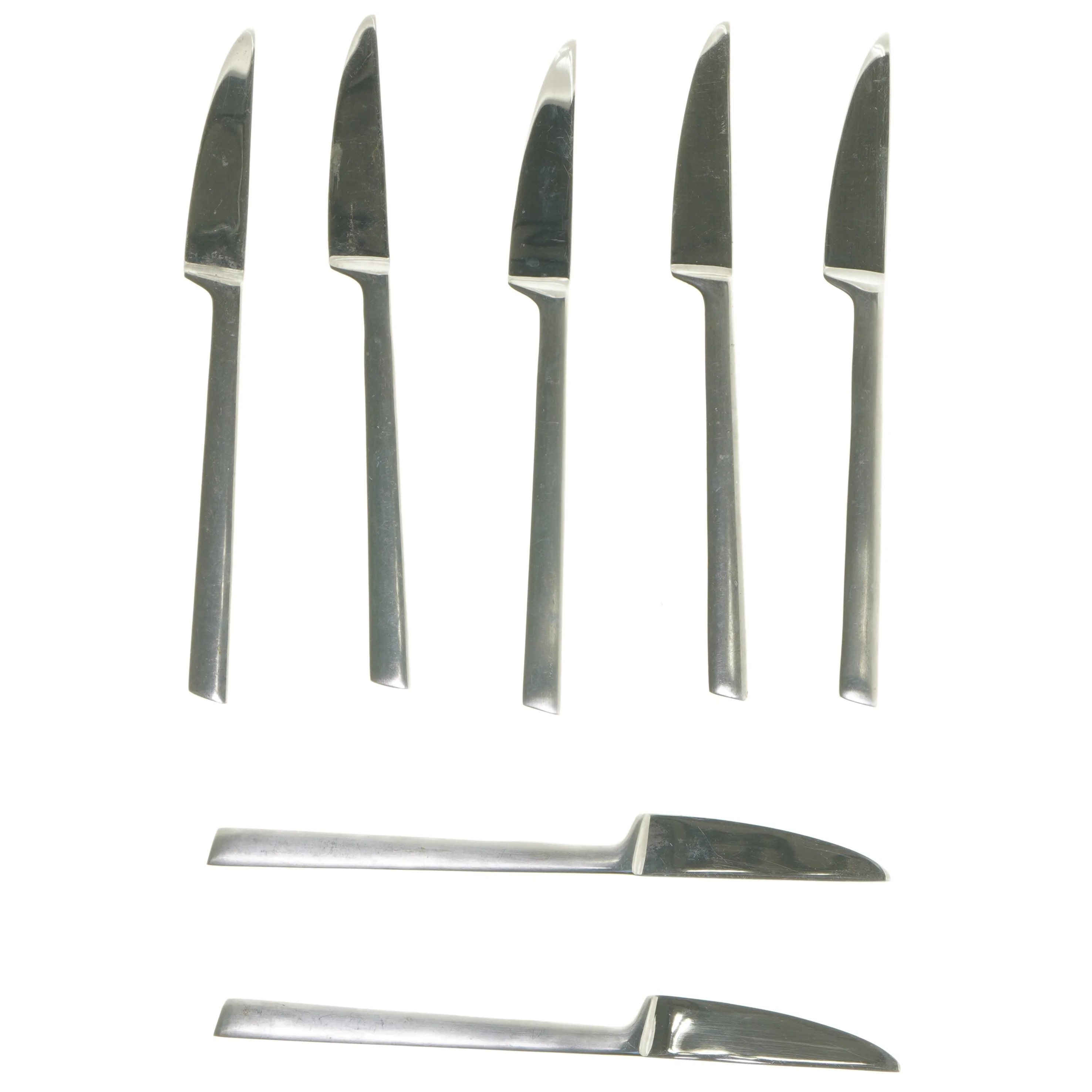 Sæt af 7 rustfrie stålknive fra Raavad (str. 7 stk 22 cm)