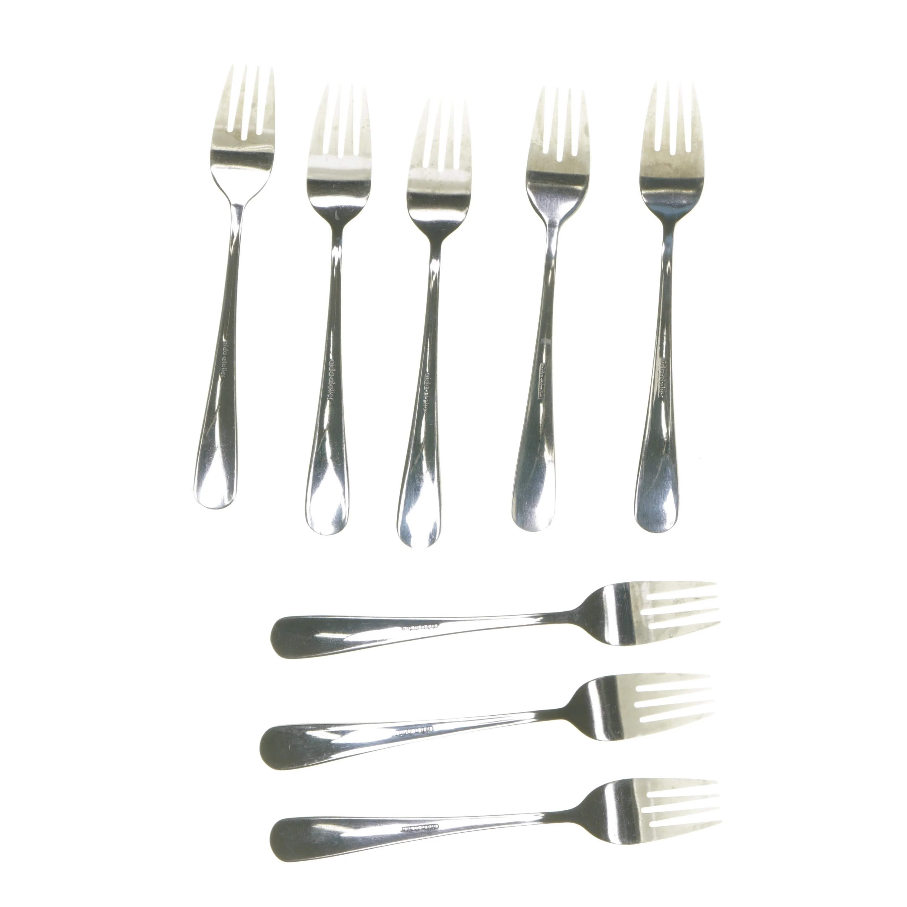 Bestiksæt med 8 gafler fra Aida (str. 8 stk 19 cm)